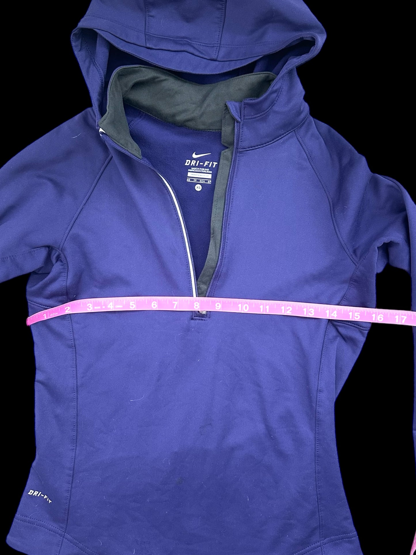 NIKE Element Purple Thermal Dri-Fit Running Hoodie