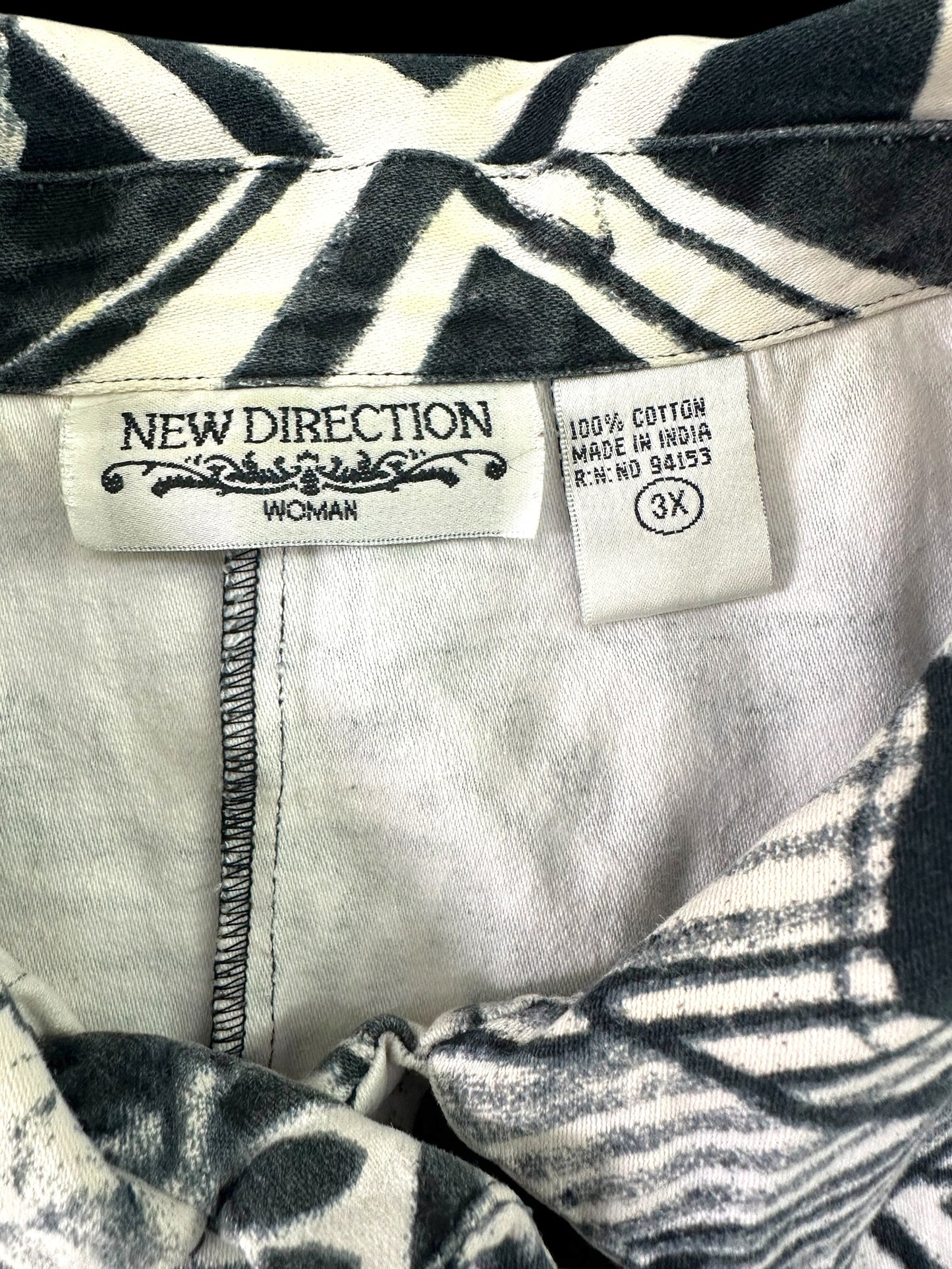 New Direction Abstract Shirt Jacket Shacket