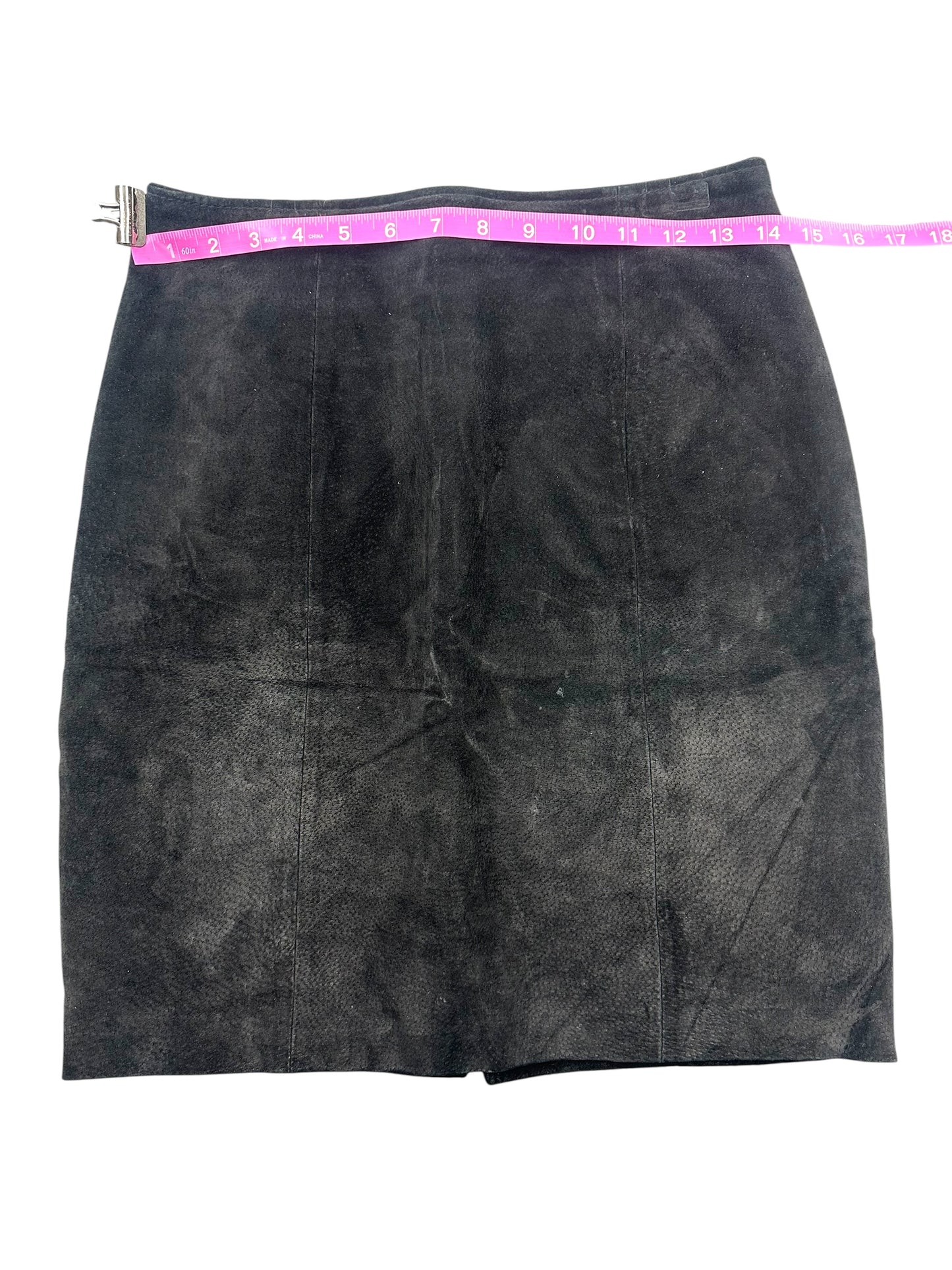 Vintage Chia Suede Leather Skirt