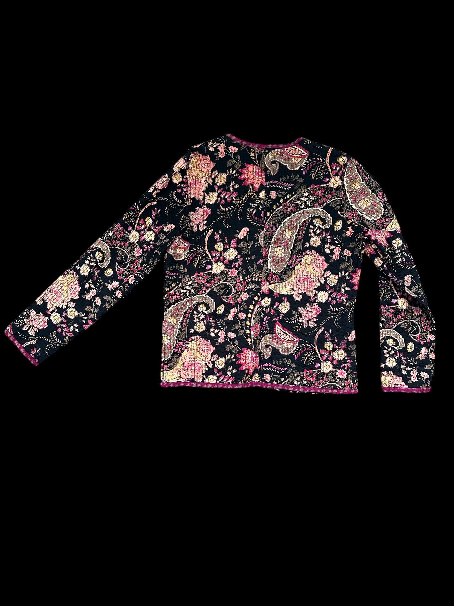 Reversible 80s Paisley Button Up Jacket