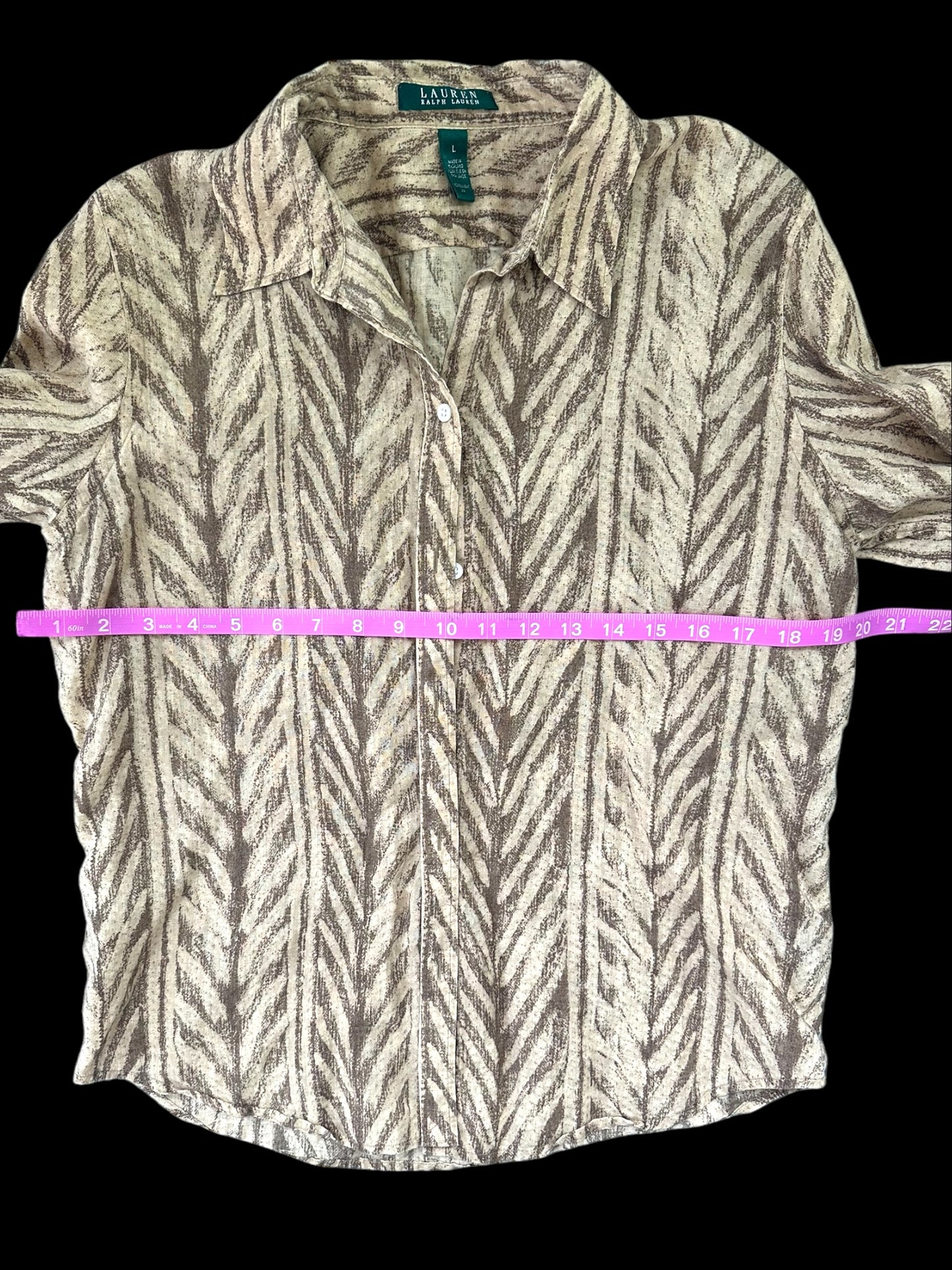Lauren Ralph Lauren Animal Print Long Sleeve
