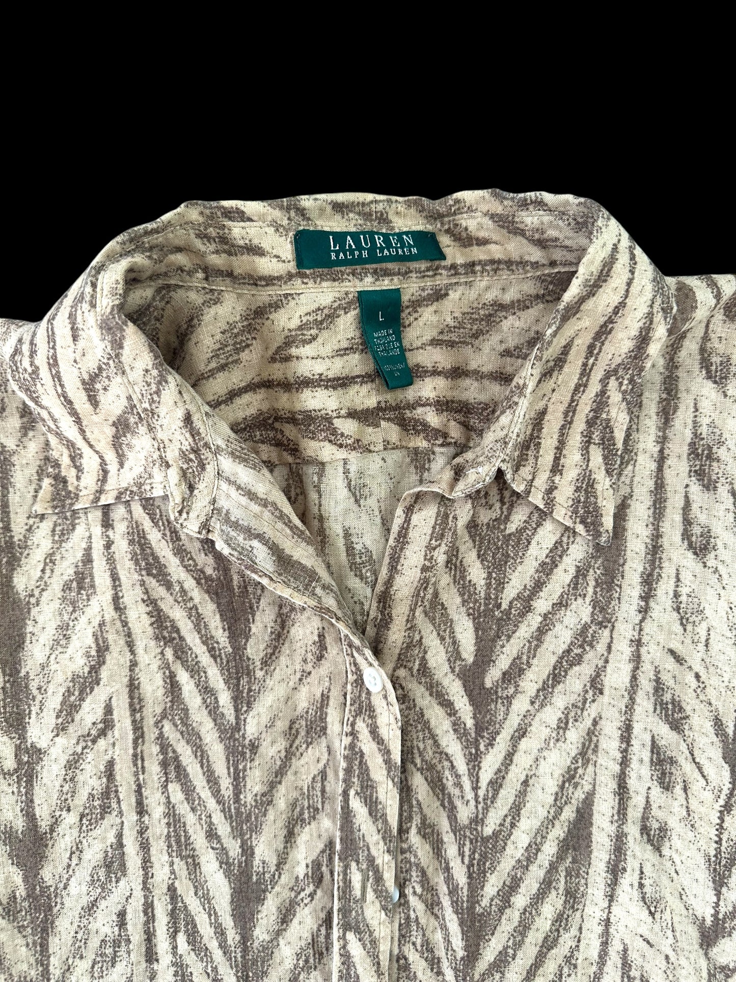 Lauren Ralph Lauren Animal Print Long Sleeve