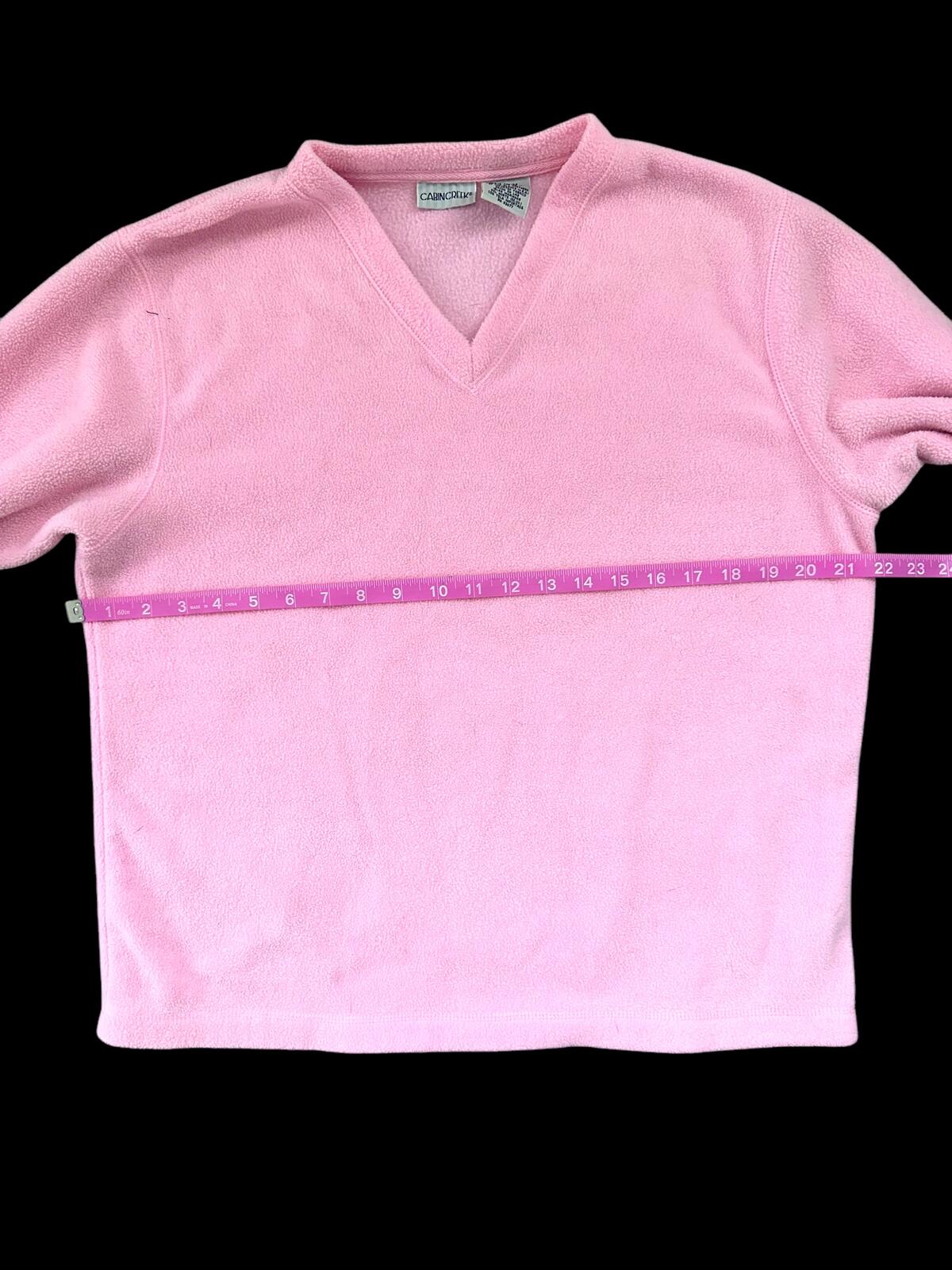 Cabin Creek Pink Fleece Pullover
