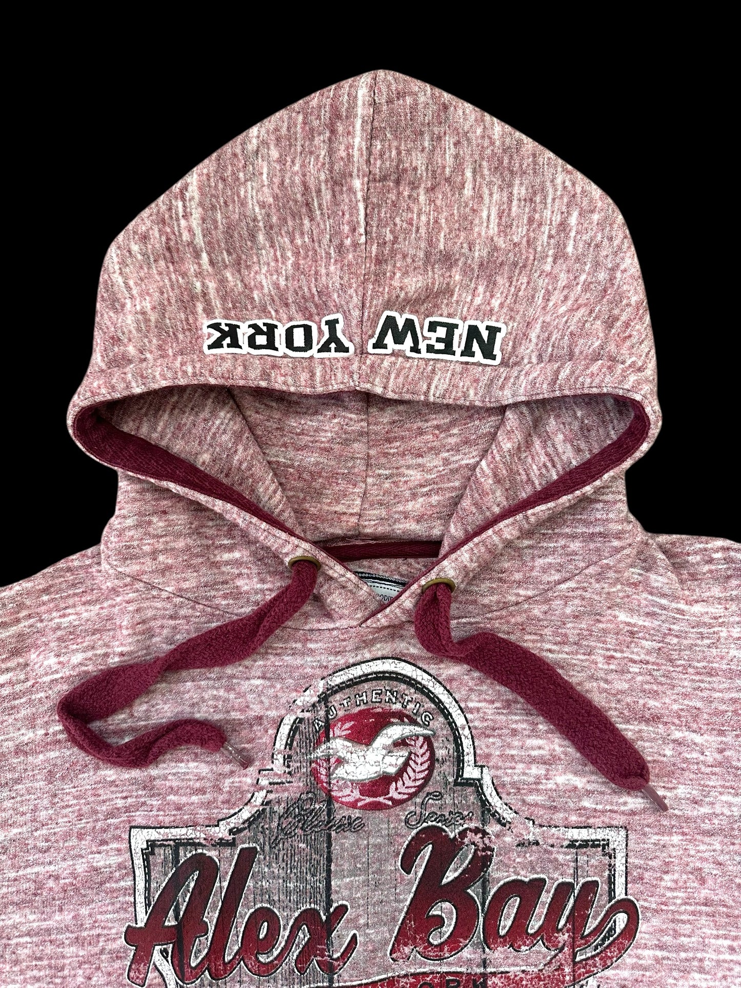 Alex Bay Red Heather Hoodie