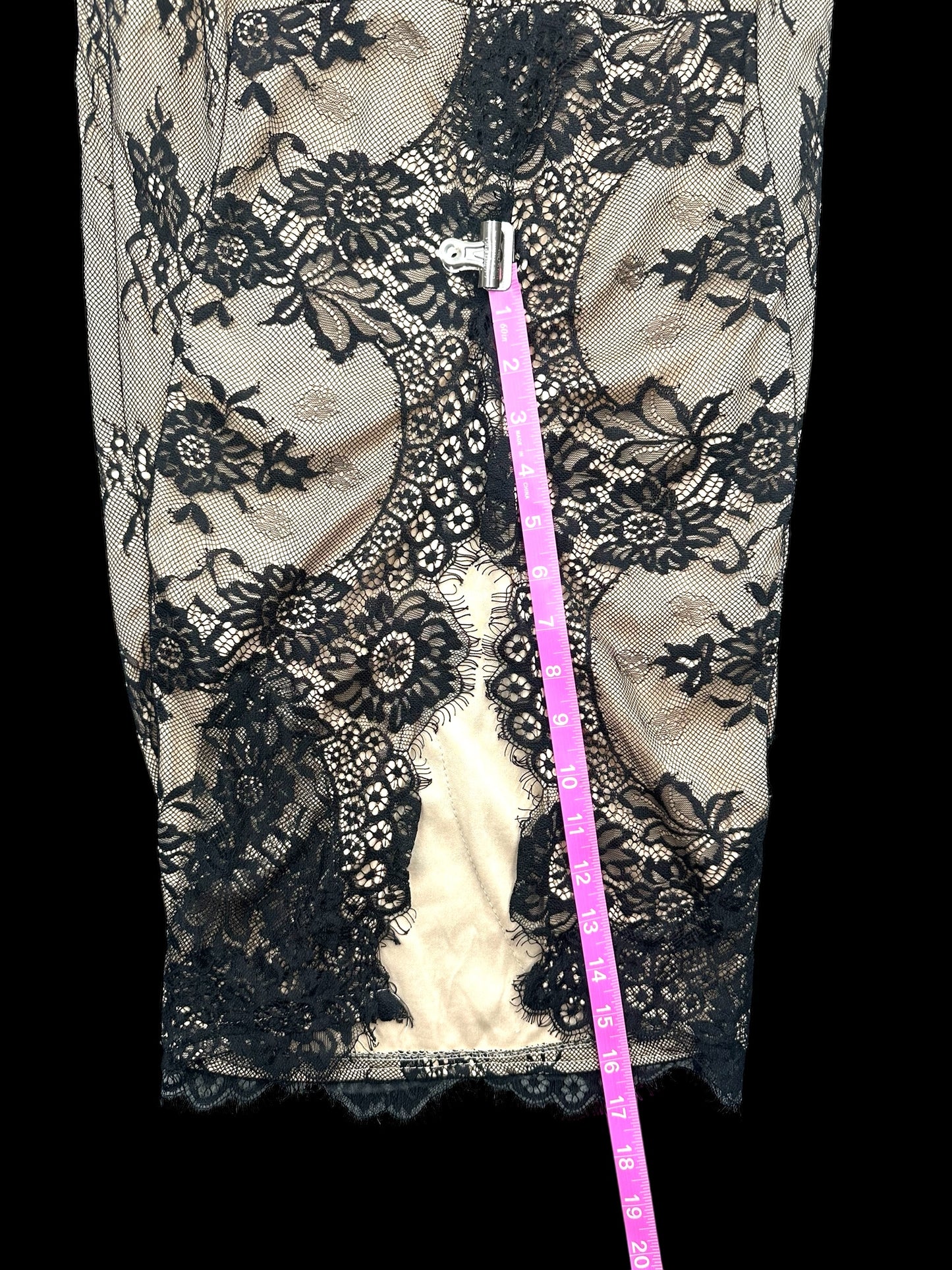 Evening Chantilly Lace Maxi Skirt