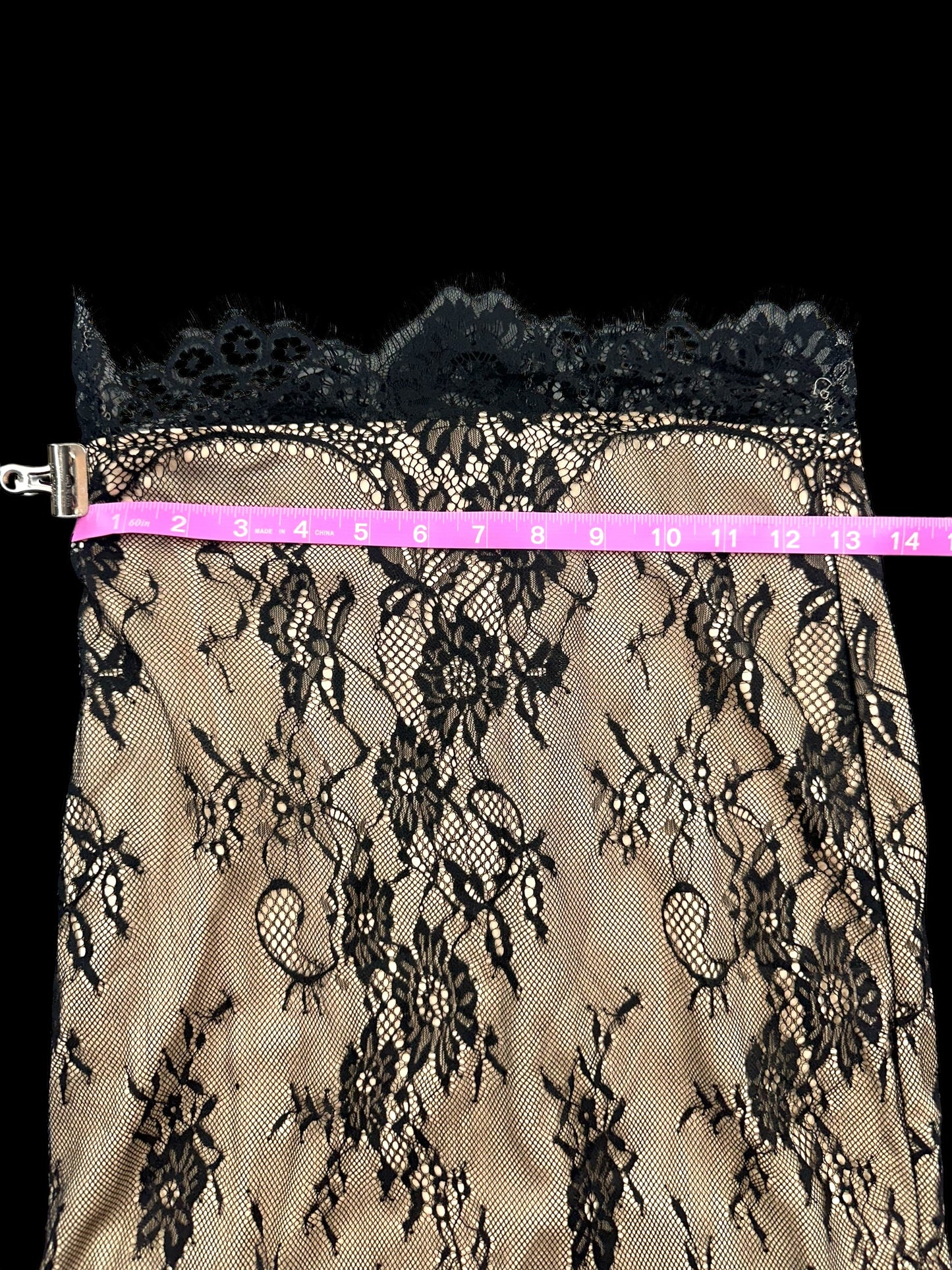 Evening Chantilly Lace Maxi Skirt