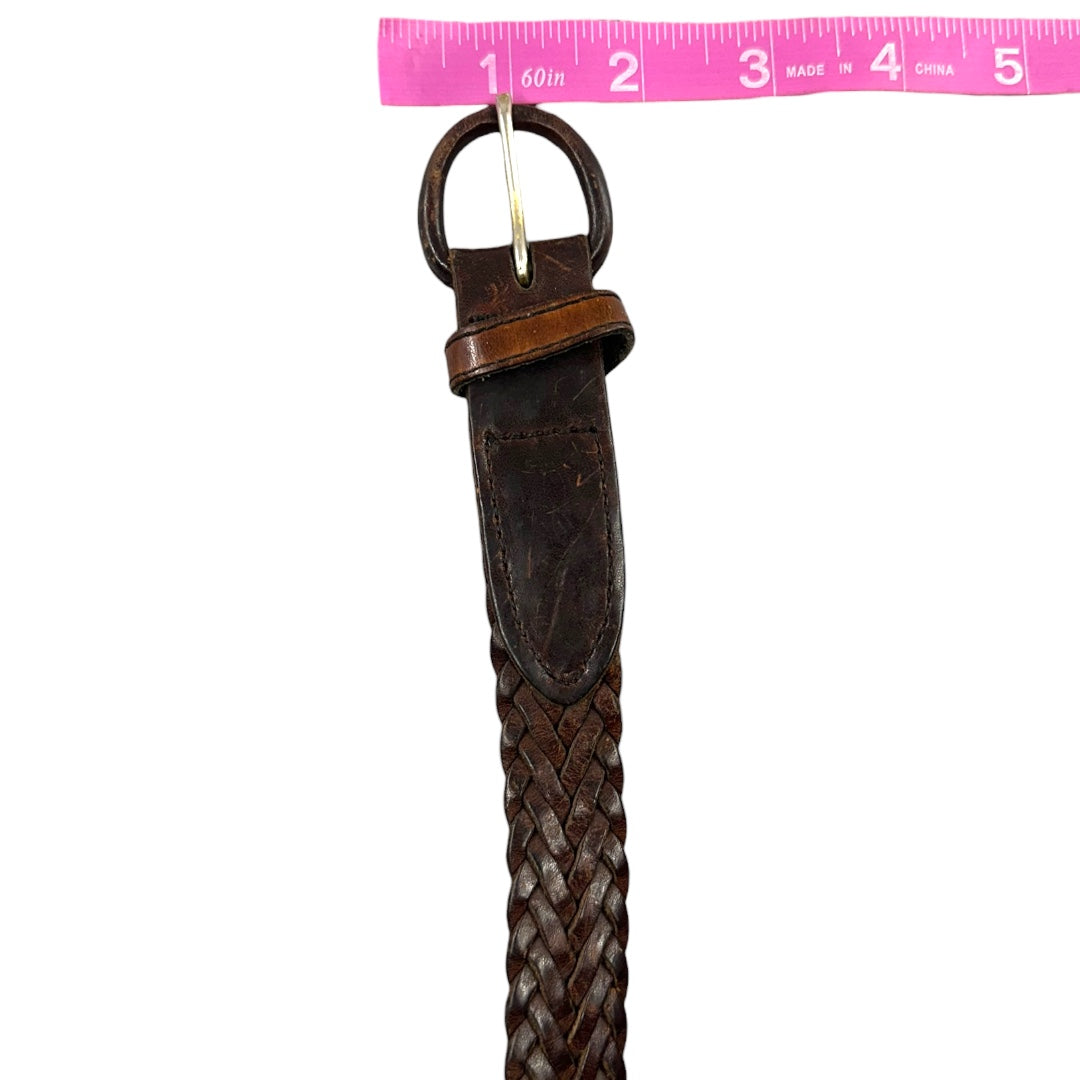 Docker's Woven Leather Belt