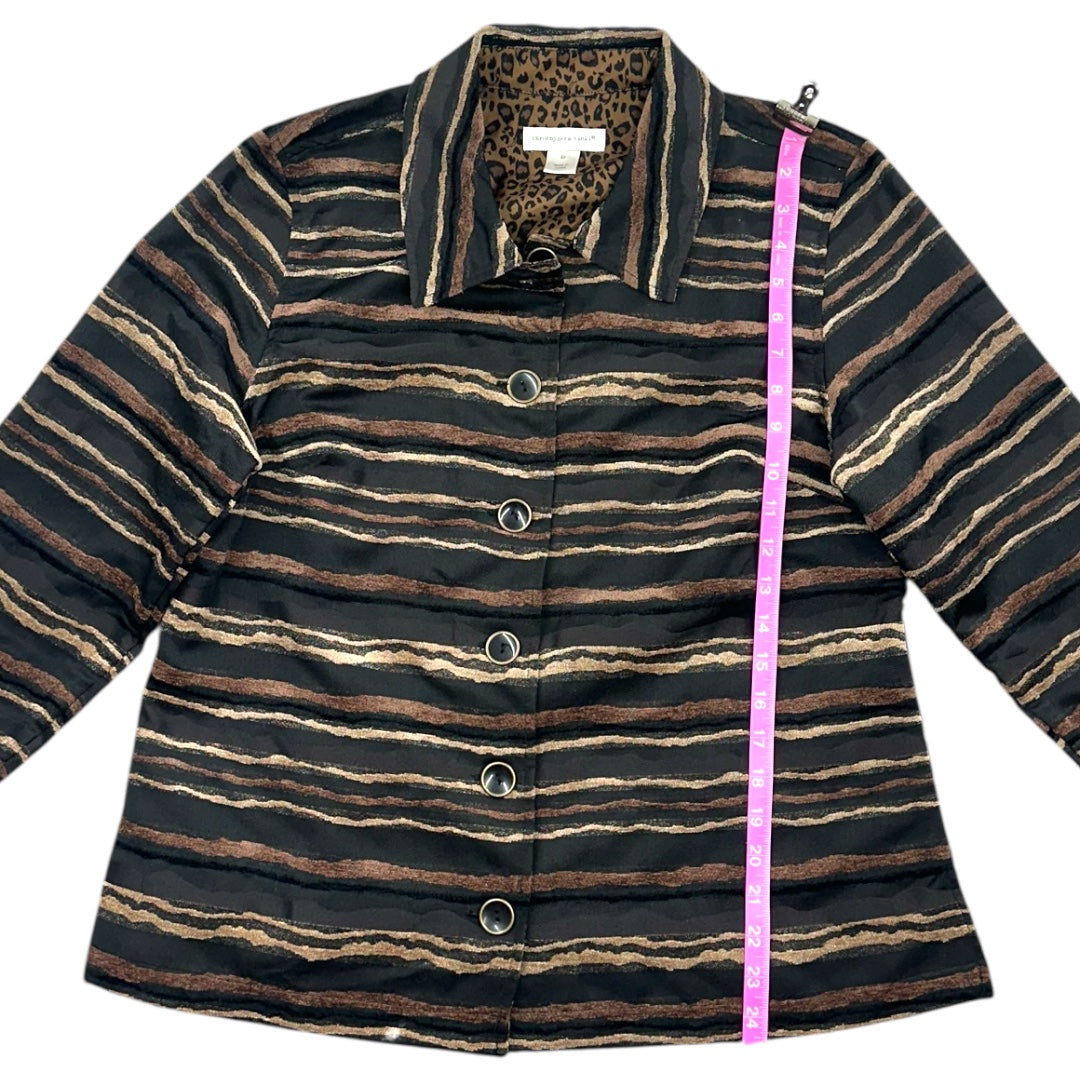 Christopher & Banks Textured Tapestry Shacket