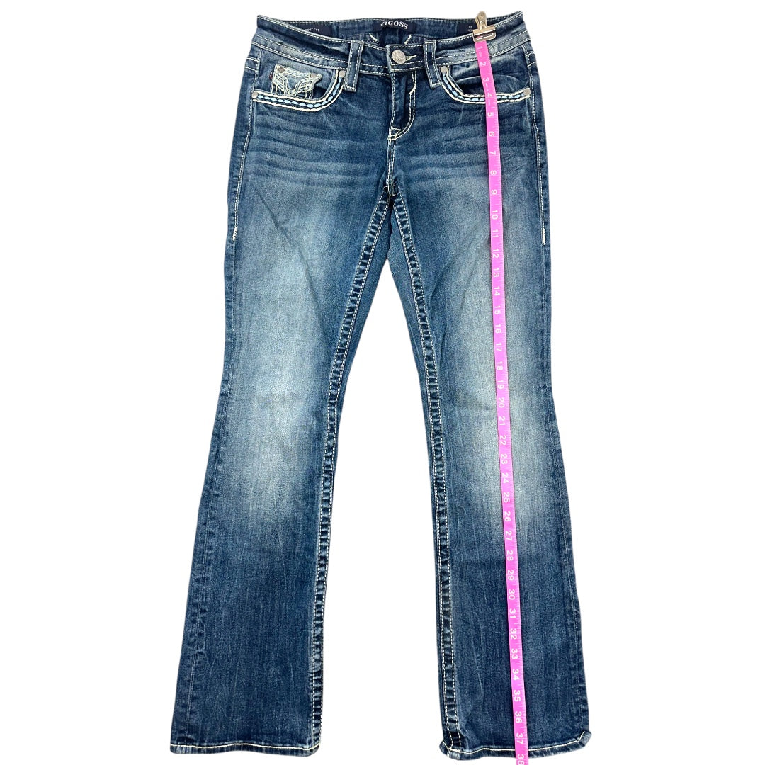 VIGOSS Embellished Bootcut Denim Jeans