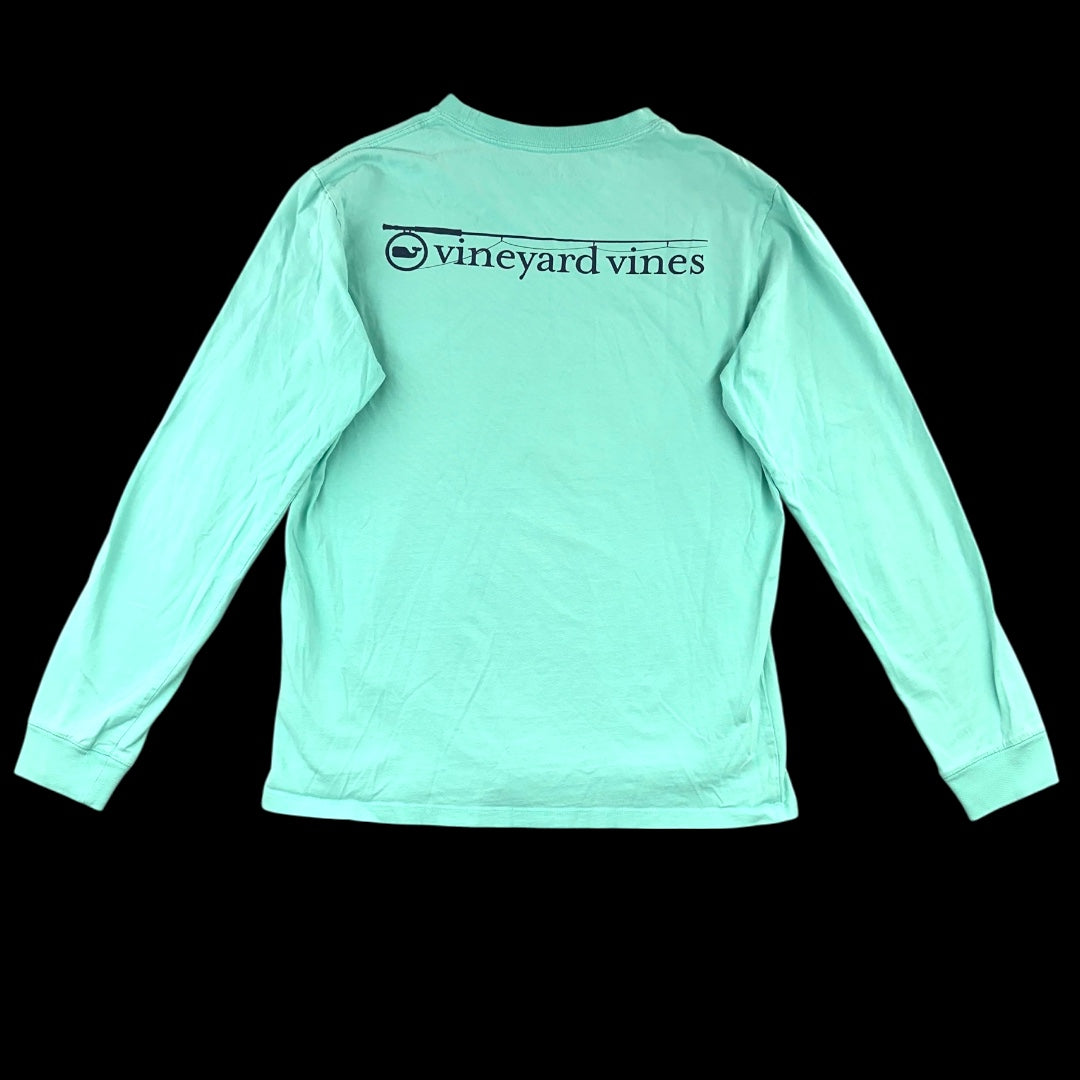 Vineyard Vines Long Sleeve Fishing Graphic Tee