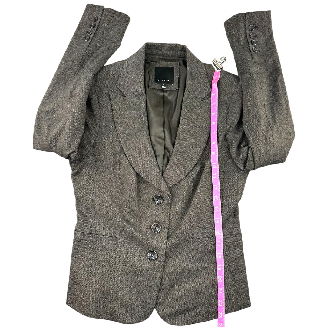 The Limited Grey 3 Button Blazer