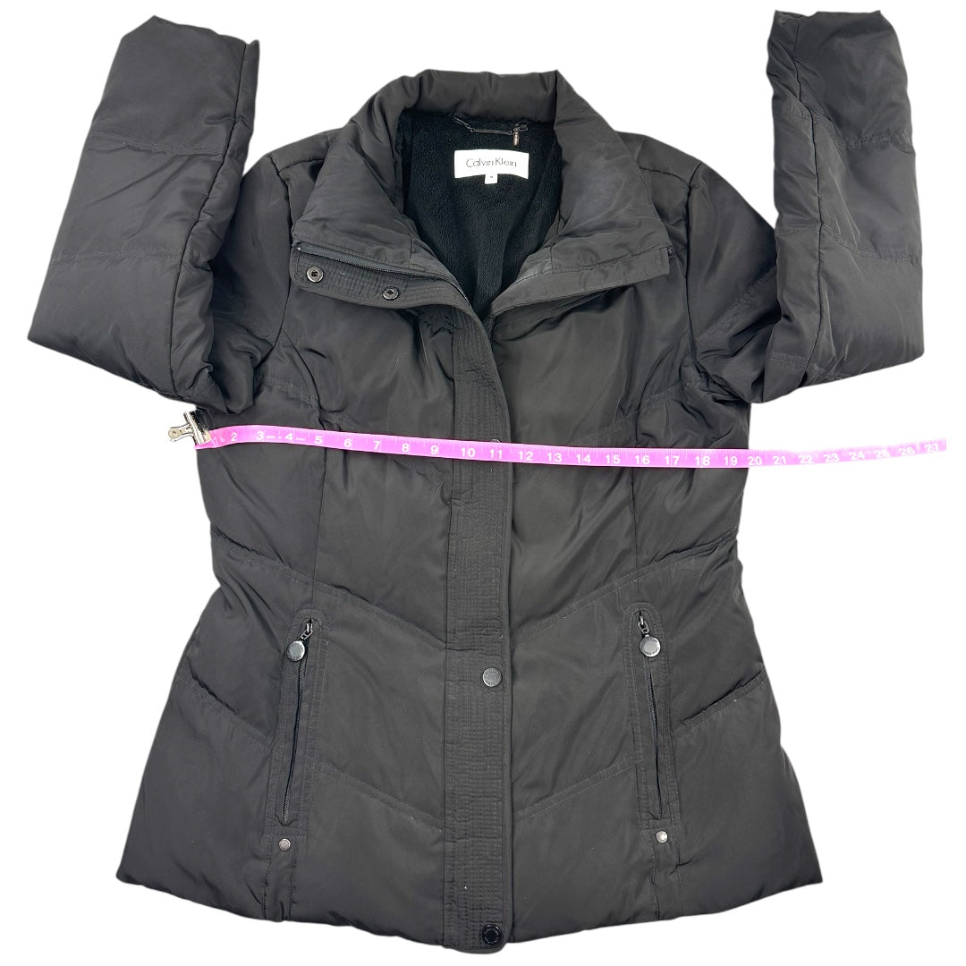 Calvin Klein Black Quilted Puffer Coat