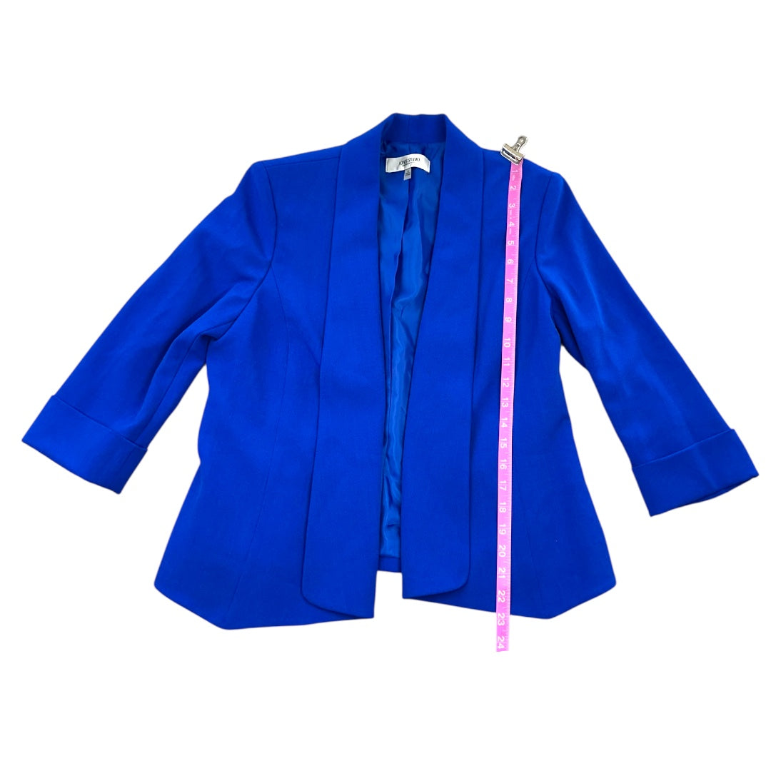 Jones Studio Royal Blue Open Front Blazer
