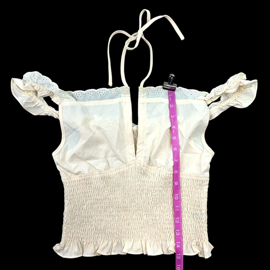 Shein White Halter Top