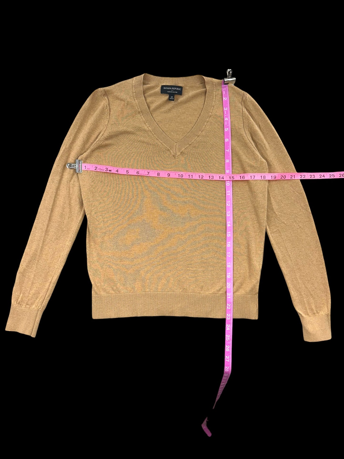 Banana Republic Fine Knit V Neck Sweater