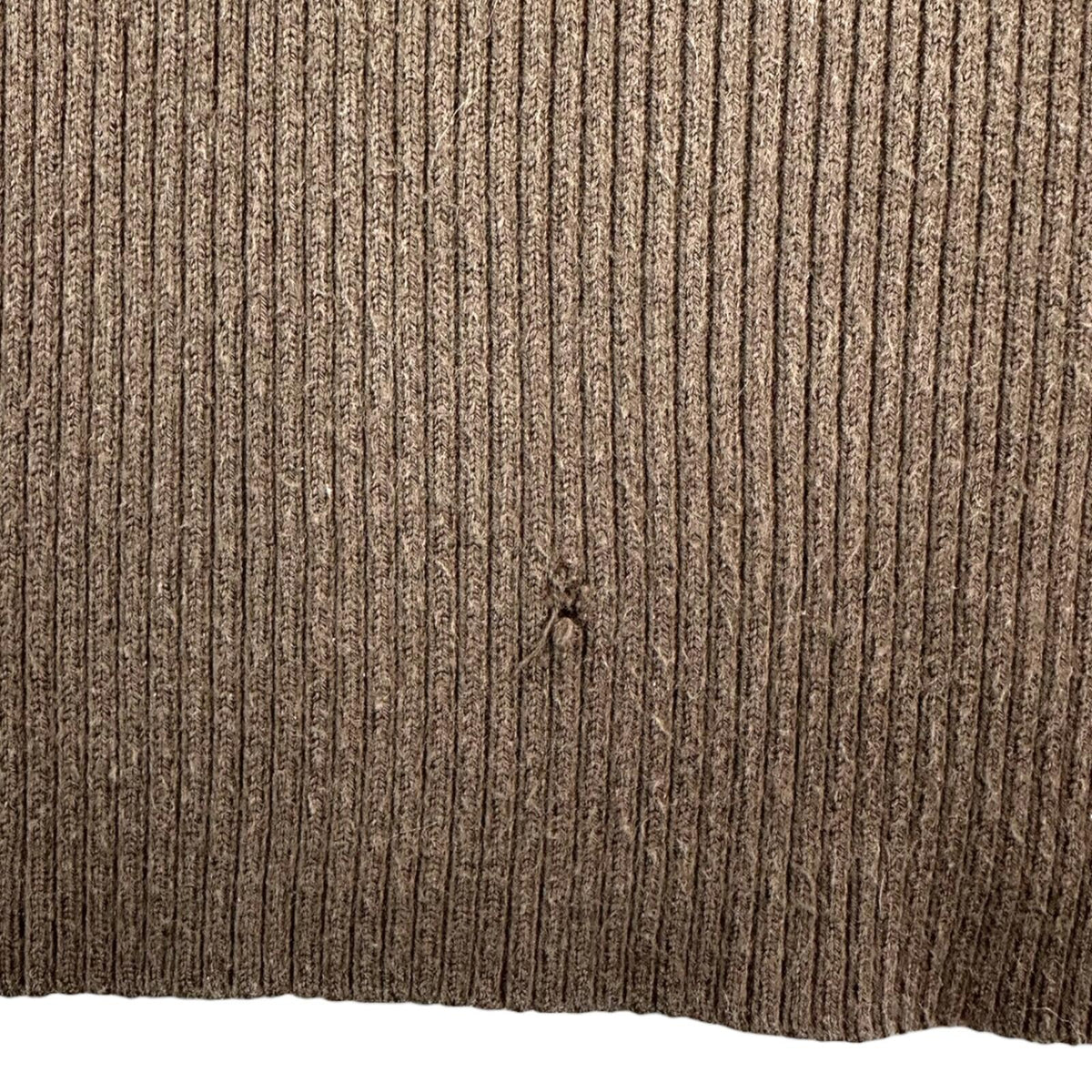 Apt. 9 Brown Ribbed Scoop Neck Sweater 90s Minimalist Office