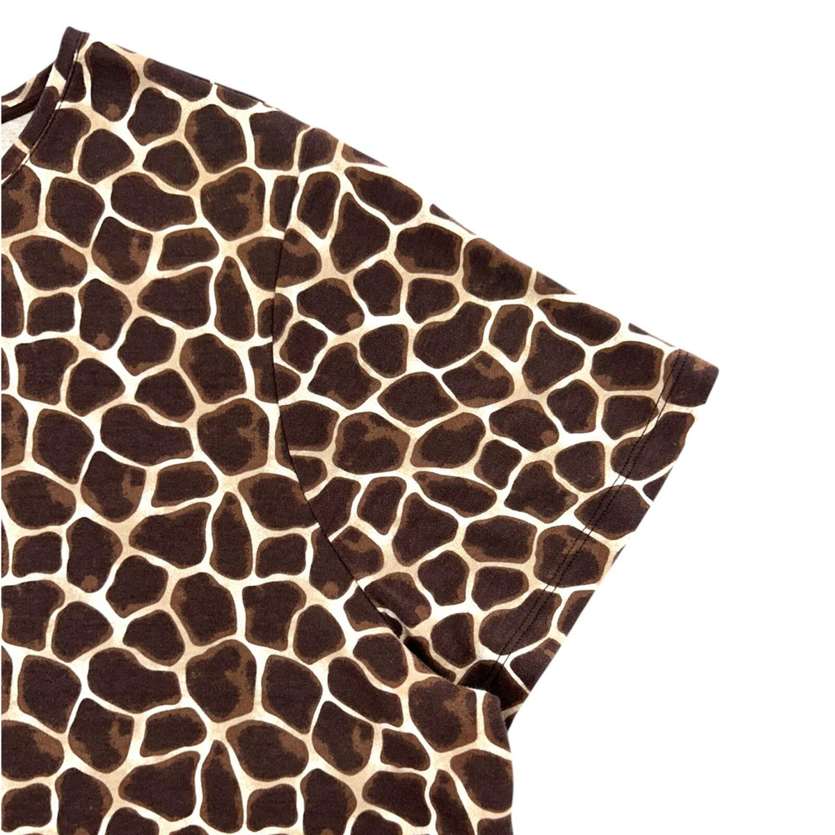Croft & Barrow Bold Giraffe Print Short Sleeve Tee
