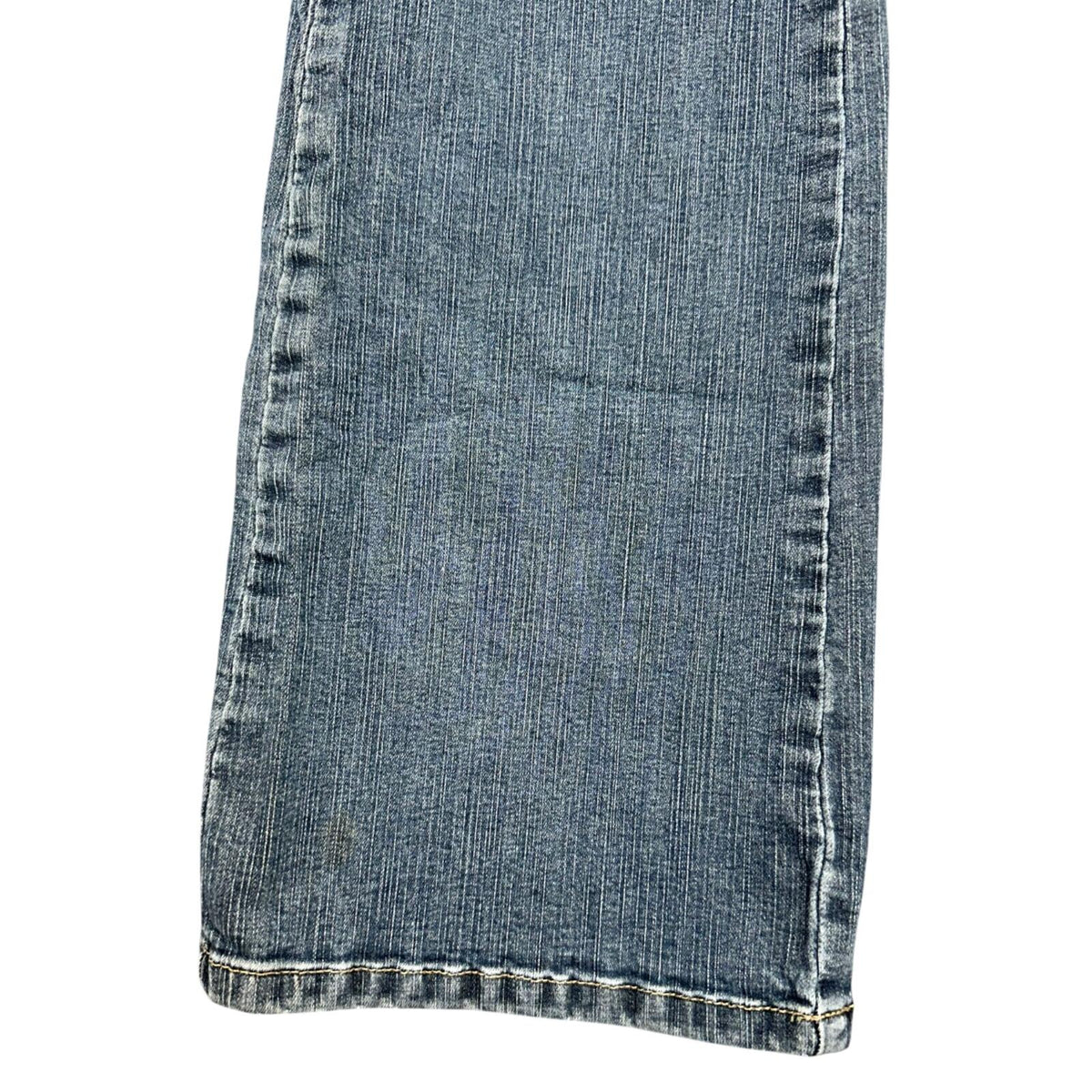 Lee Y2K Medium Wash Flare Jeans with Signature Back Pocket Embroidery Indie