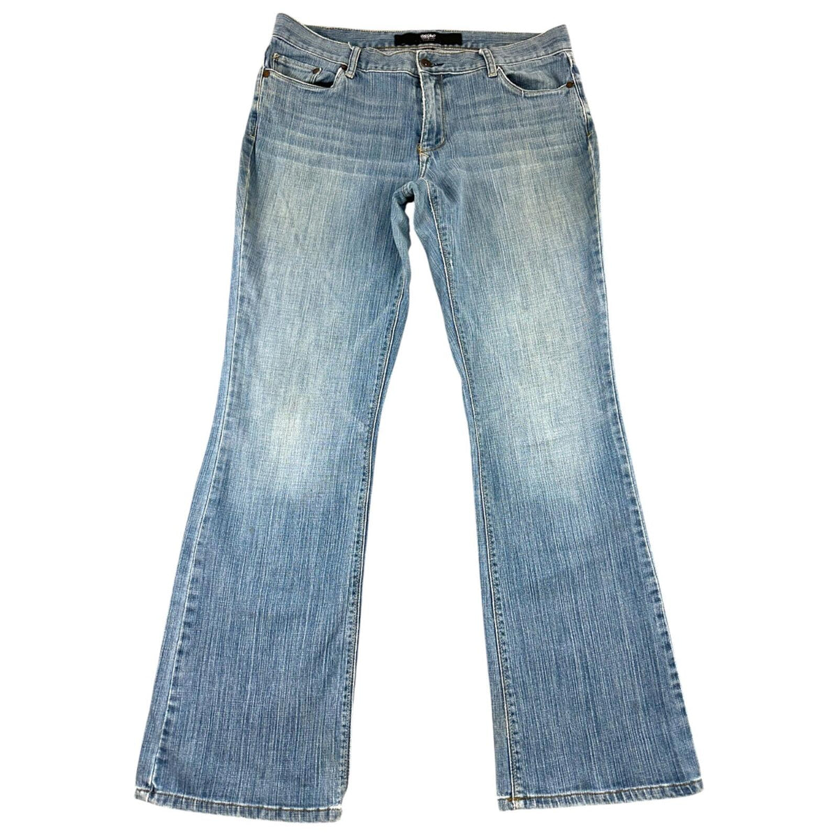 Mossimo Light Wash Y2K Bootcut Jeans with Signature M Embroidery