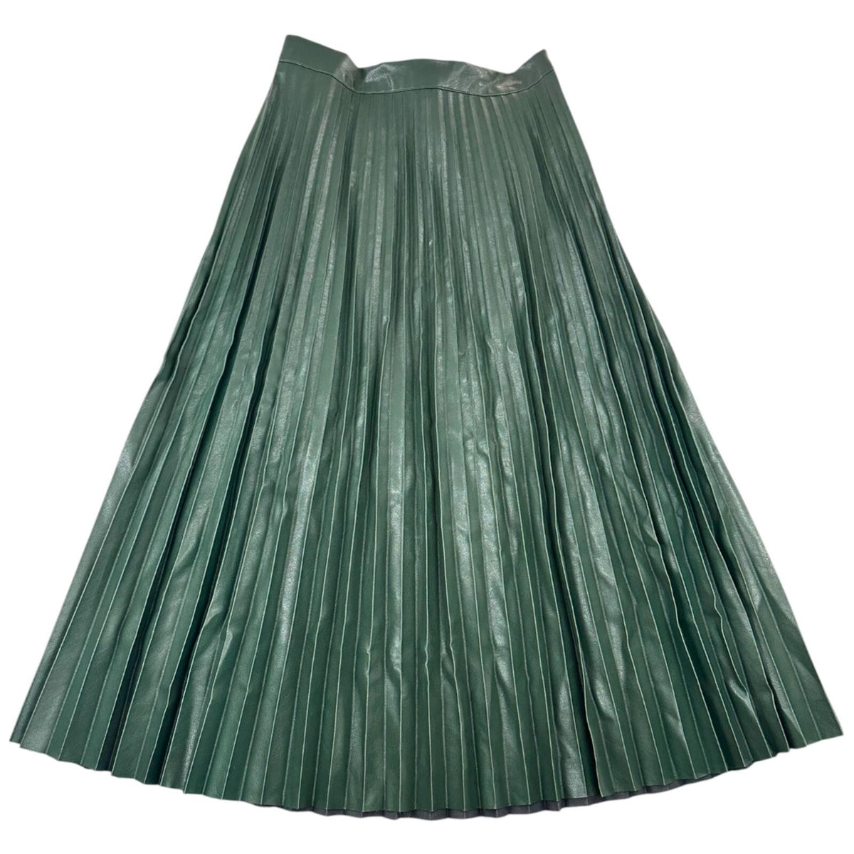Garcia Green Pleated Midi Skirt Modern Academic Mermaidcore