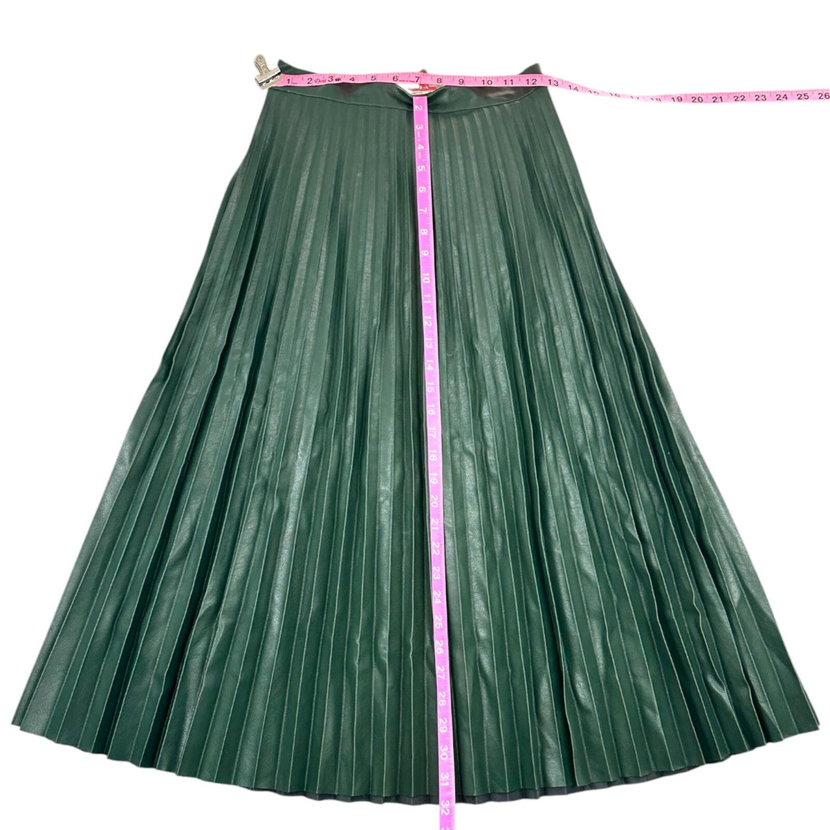 Garcia Green Pleated Midi Skirt Modern Academic Mermaidcore