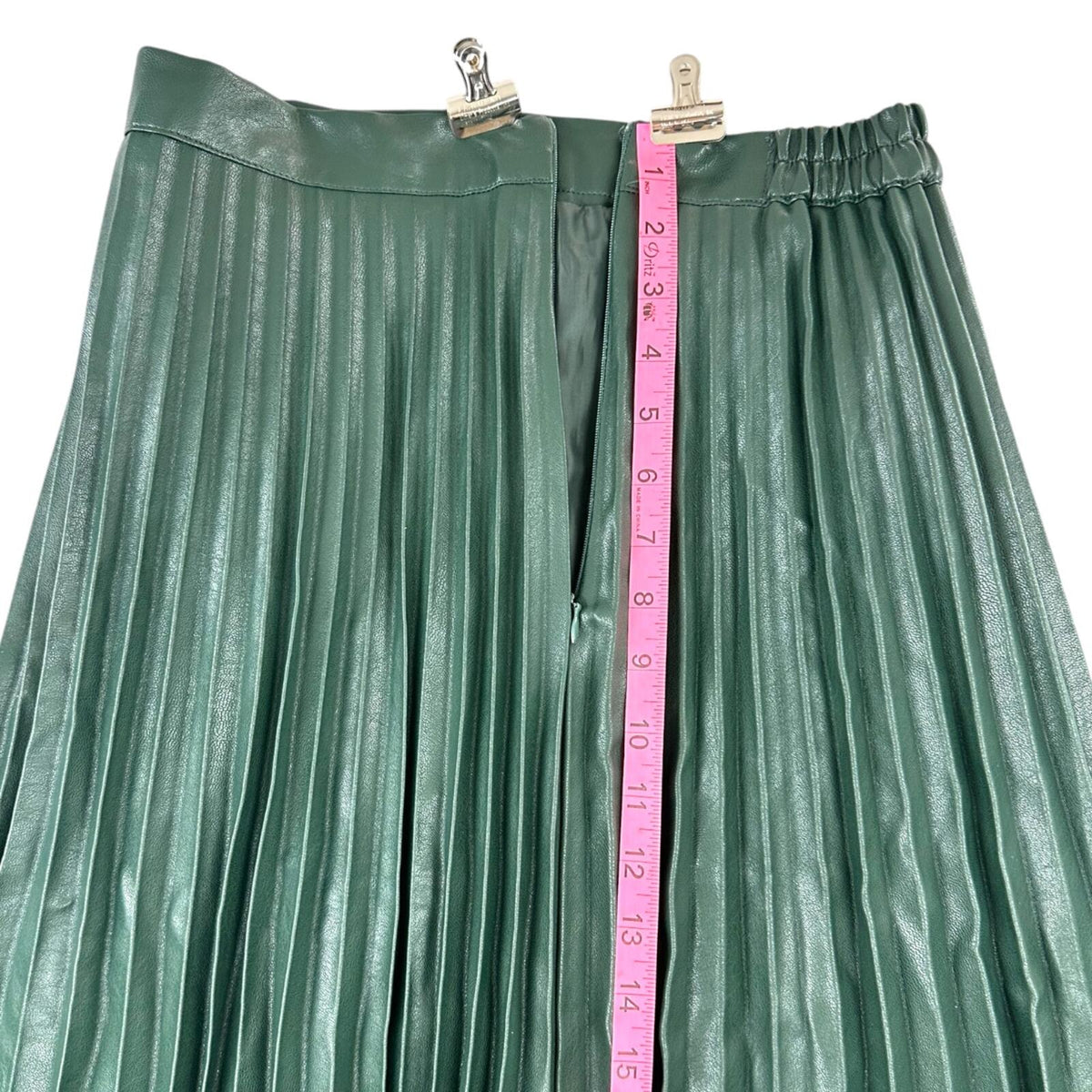 Garcia Green Pleated Midi Skirt Modern Academic Mermaidcore