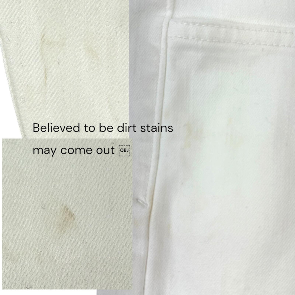 Maurice's White Flared Jeans Retro 70s Style Casual Chic