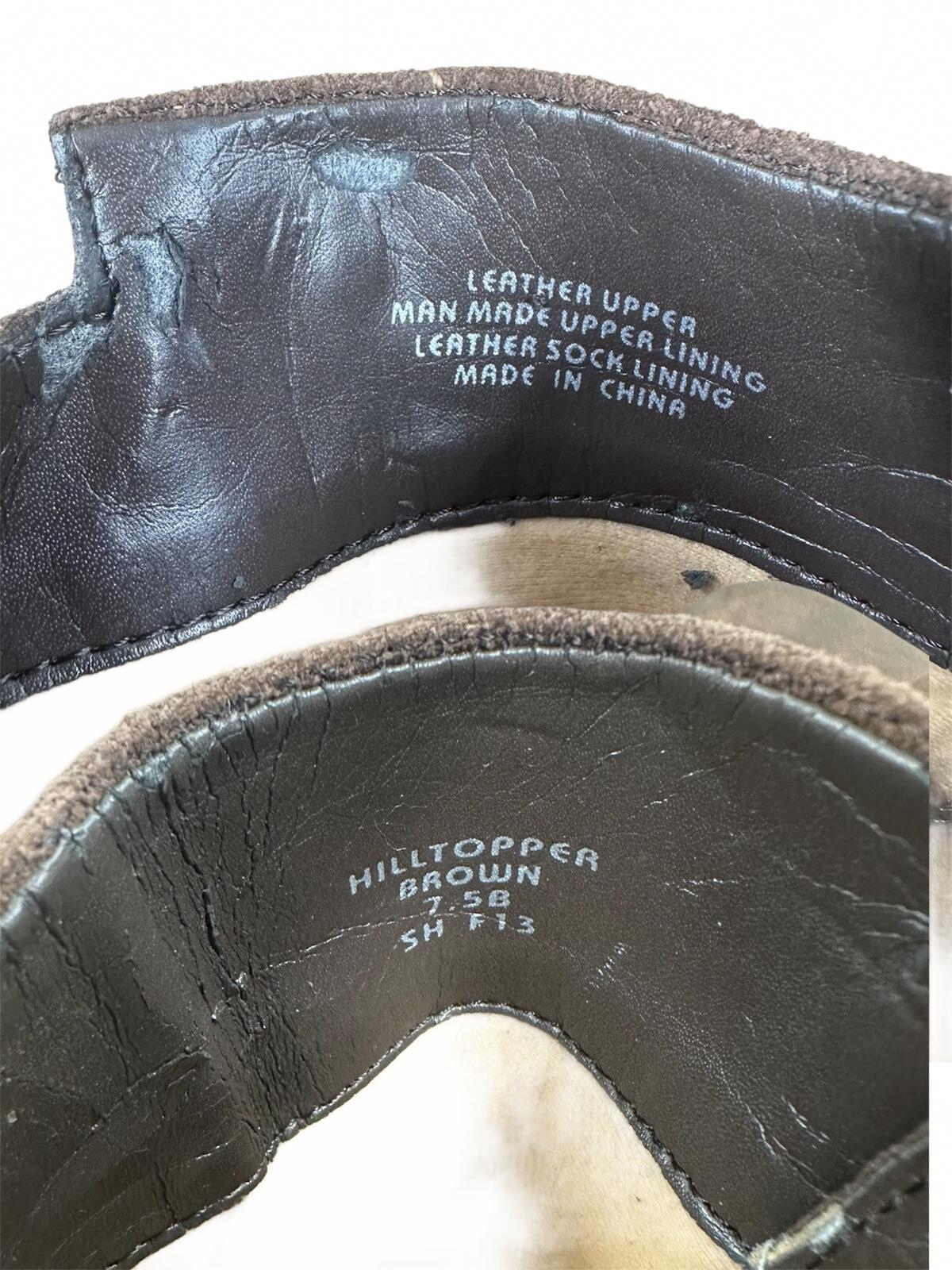 Earth Brown Leather Ankle Boots