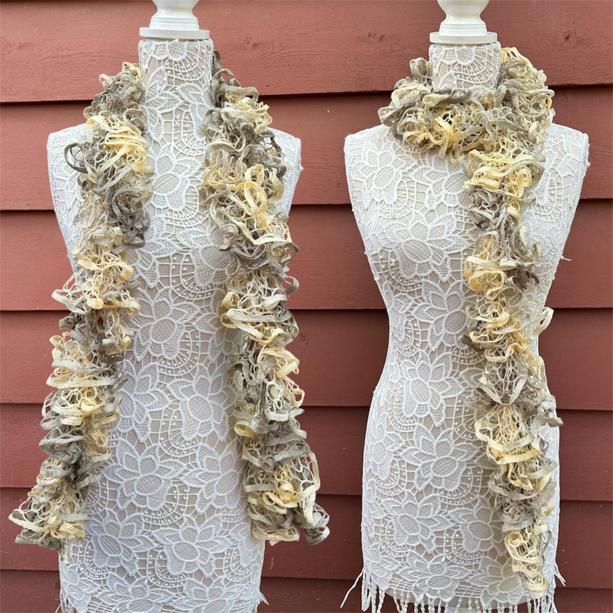 Handmade Boho Ruffle Scarf