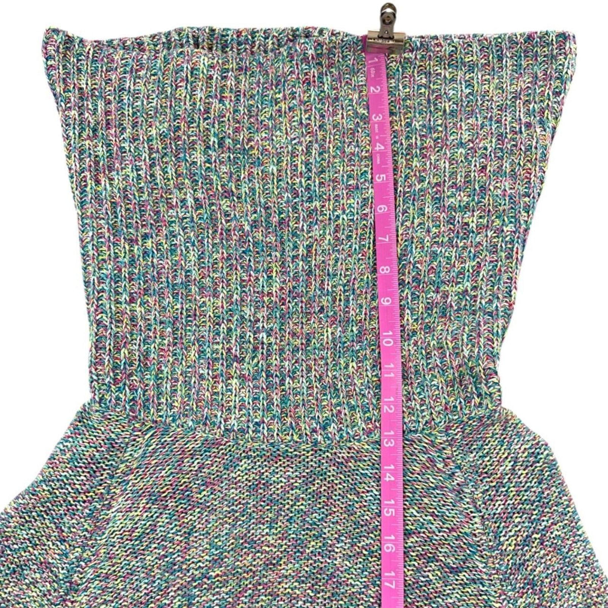 Mossimo Multicolor Space Dyed Cowl Neck Sweater Y2K Bohemian Fairy