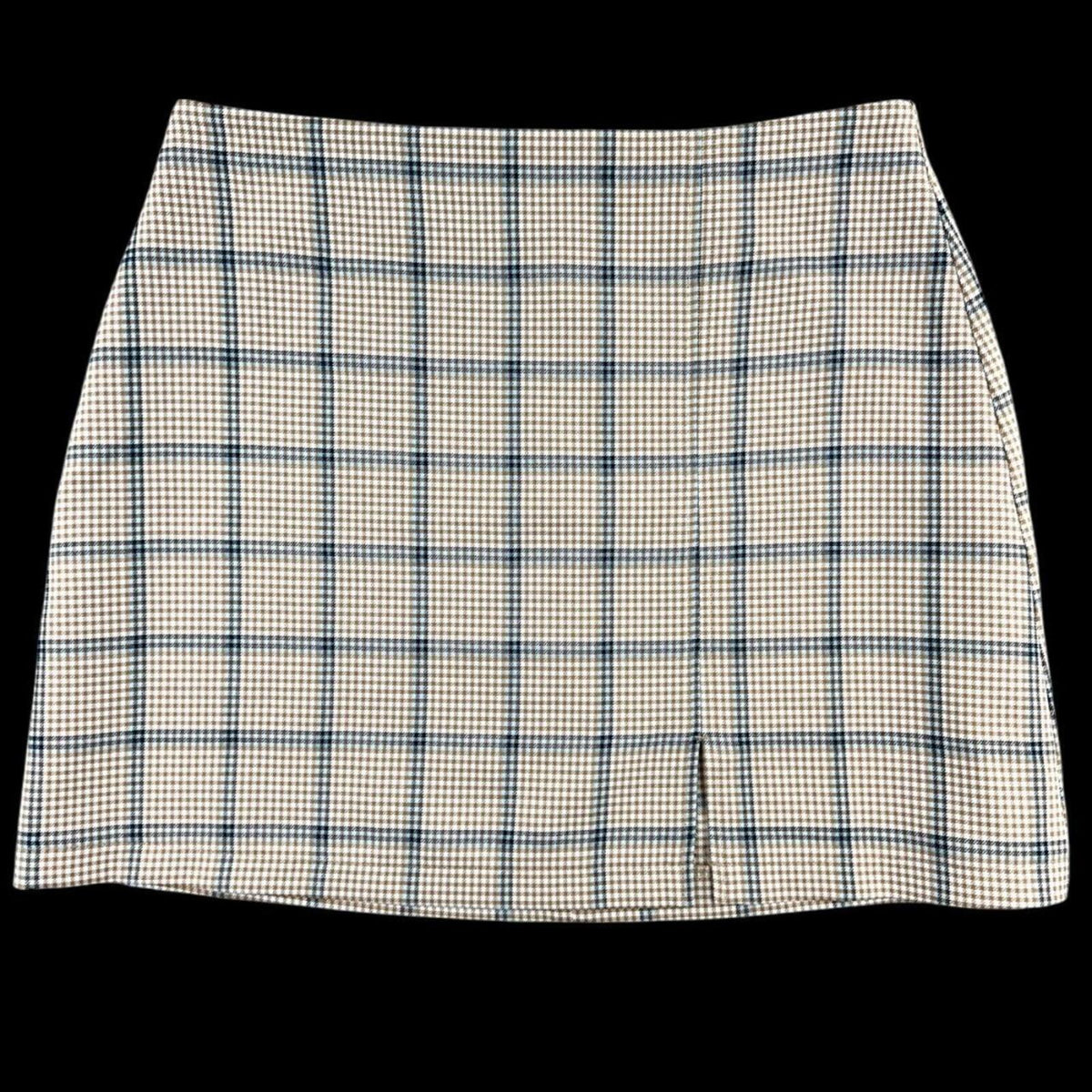 BP Cara Plaid Mini Skirt Pink White Preppy Cottage Coquette Girl