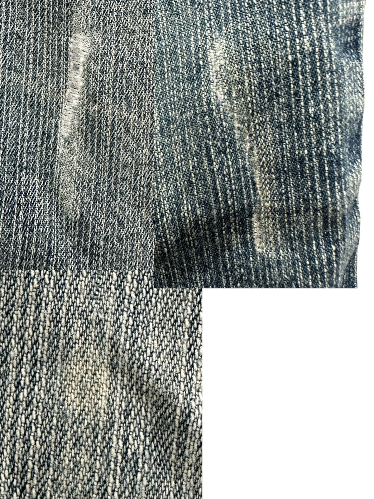 Blue Cast Denim Vintage Straight Leg Jeans Classic Denim Casual