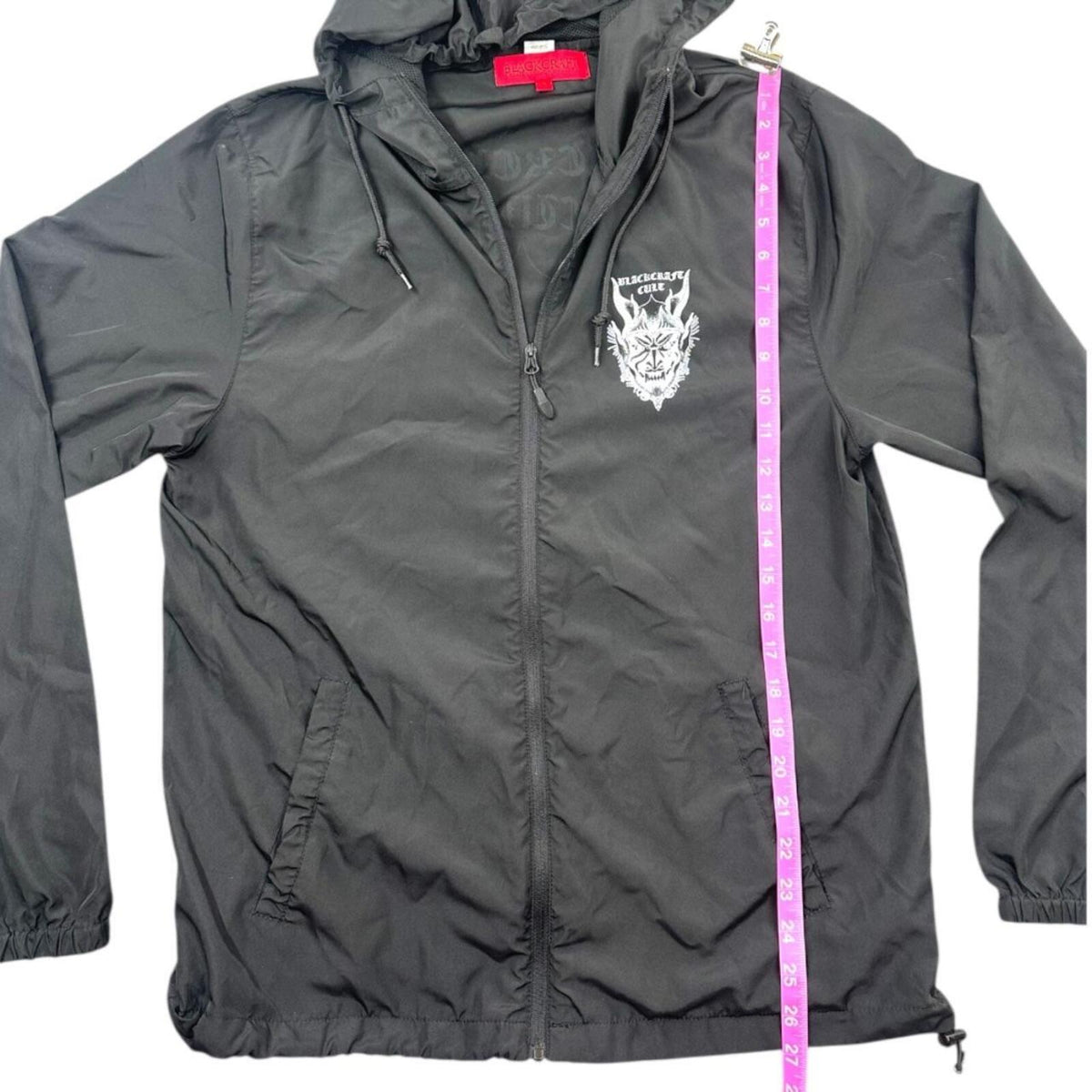BlackCraft Cult The Destroyer Windbreaker Jacket Black Grunge