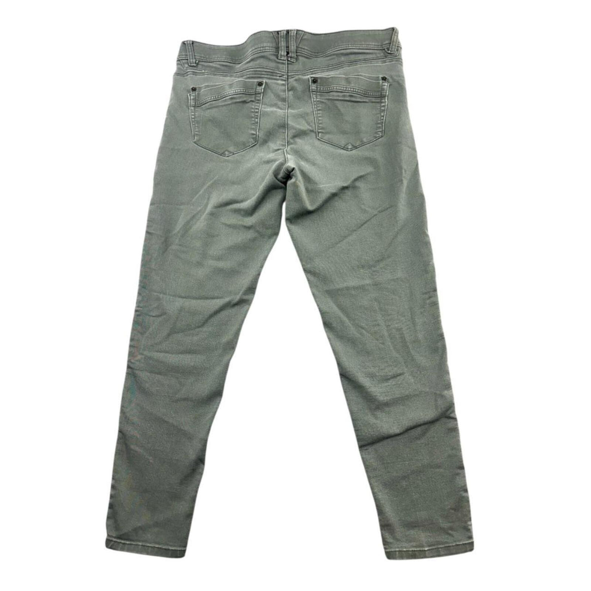 Democracy Absolution Skinny Jeans in Sage Green Y2K Indie Bohemian