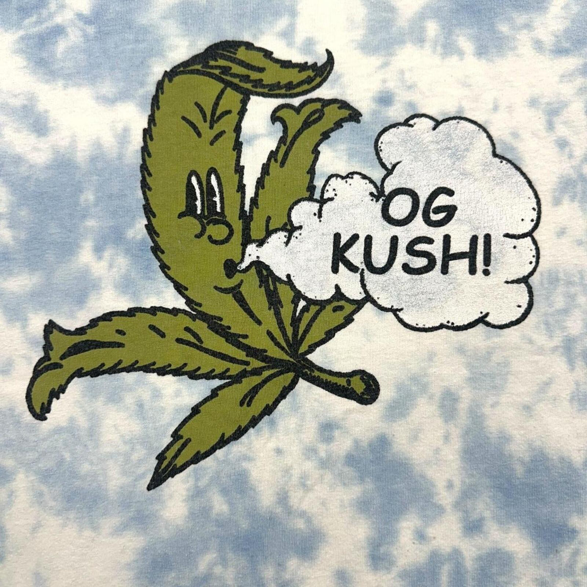 Altru Apparel OG Kush Tie Dye Streetwear T Shirt Blue White