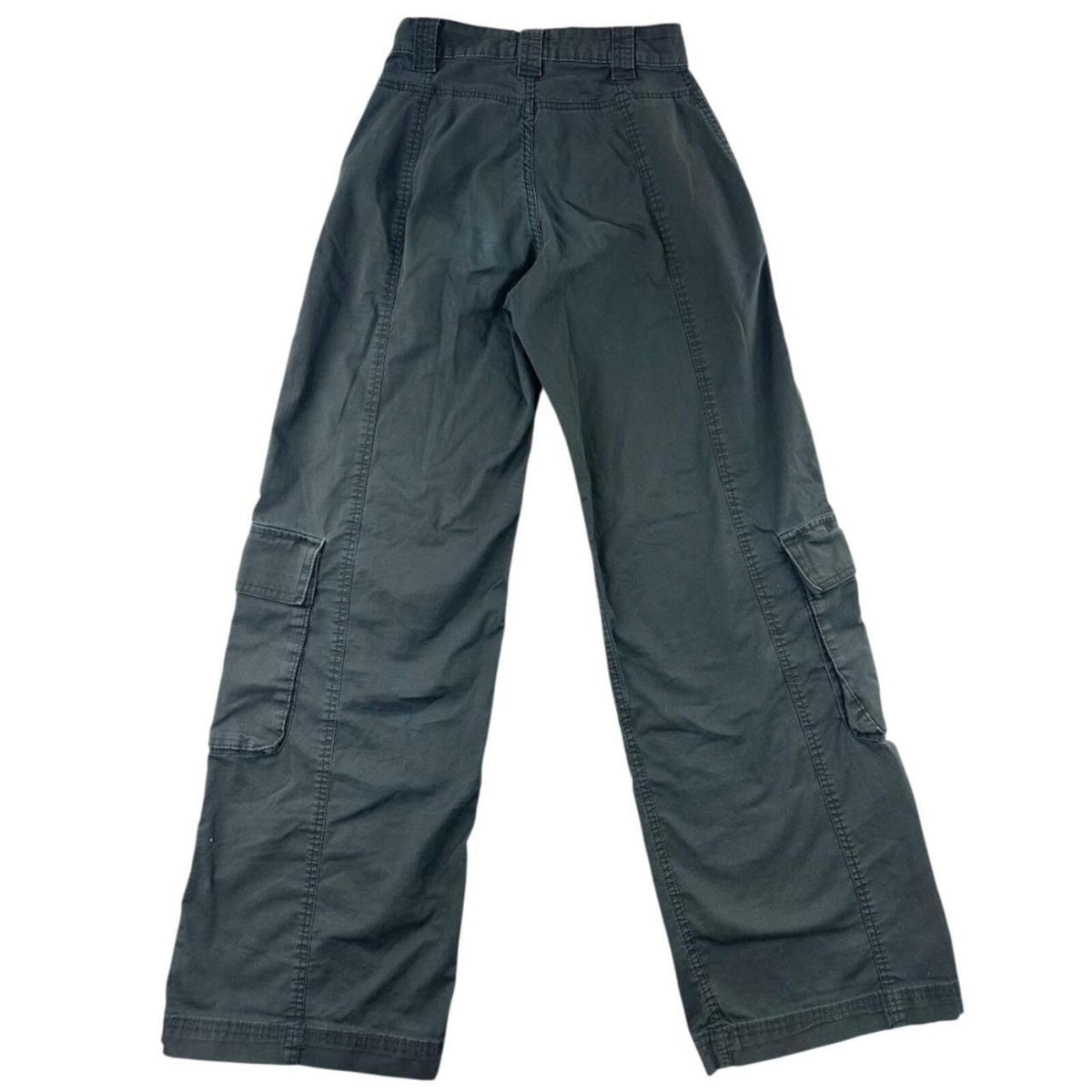 Cotton On Y2K Cargo Pants Black Wide Leg Gorpcore Streetwear Skater