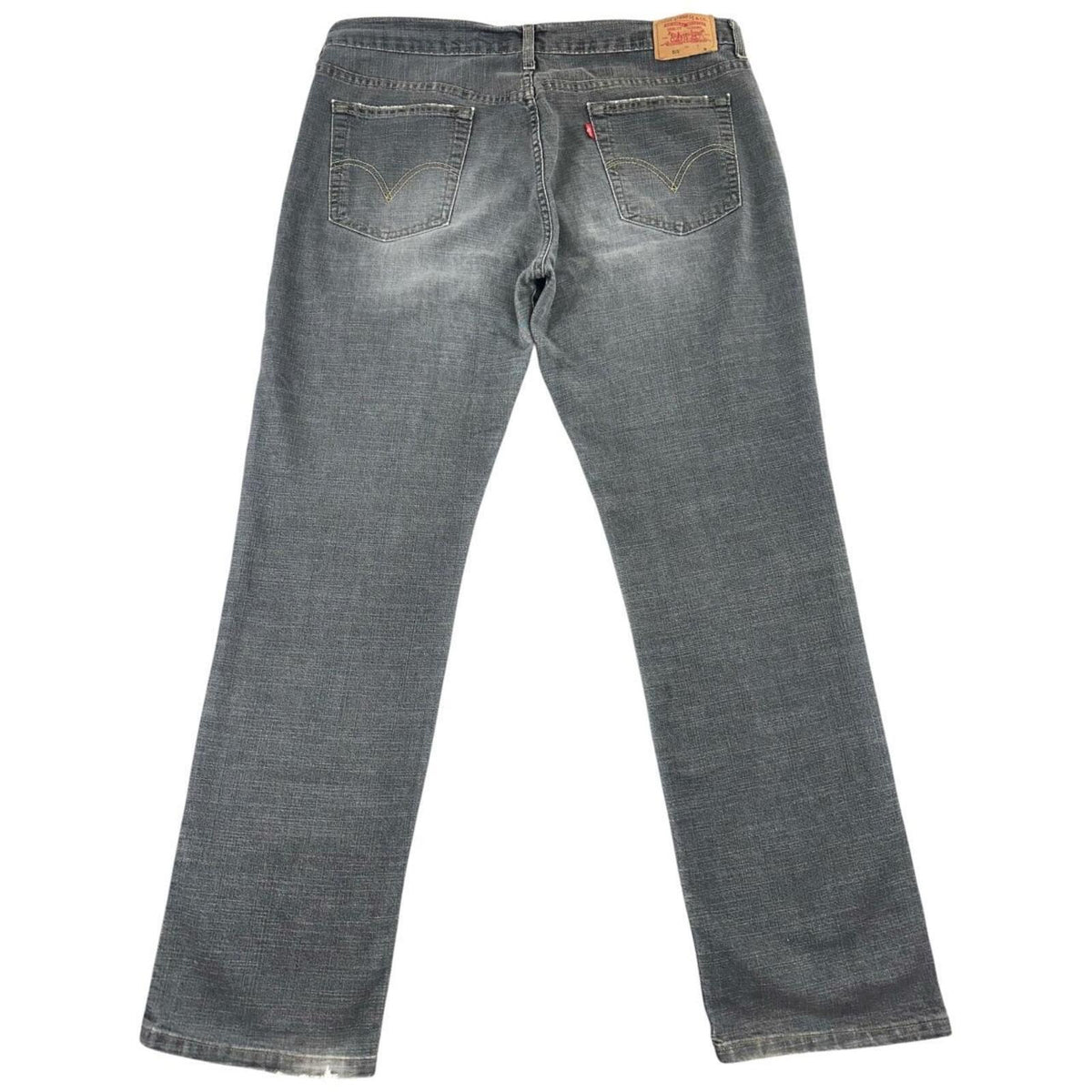 Levi's 505 Bootcut Jeans Faded Charcoal Gray Vintage Y2K Indie Sleaze Grunge