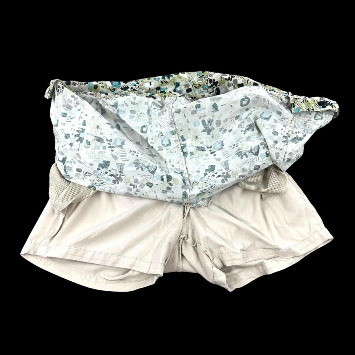 Gander Mountain Skort Abstract Geometric Print Multi Color Sporty