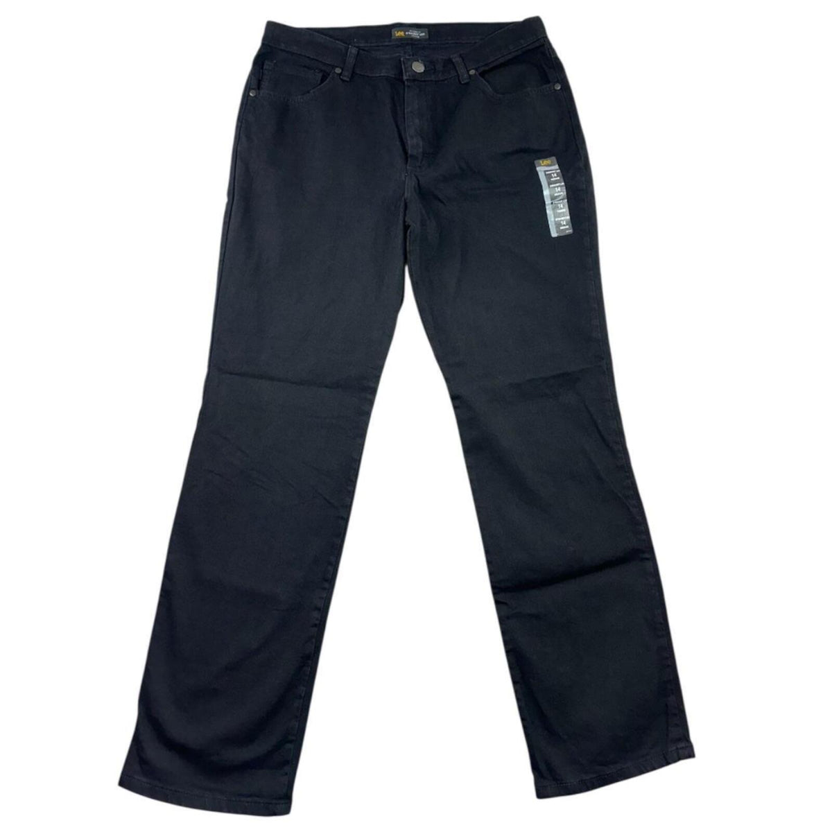 NWT Lee Relaxed Fit Straight Leg Black Jeans