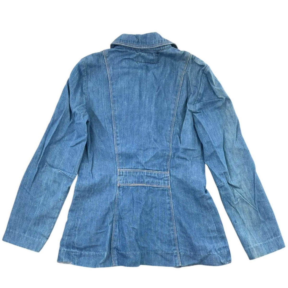 Vintage Whip-O-Will 1970s Denim Blazer Rockabilly Western Tailored Jacket