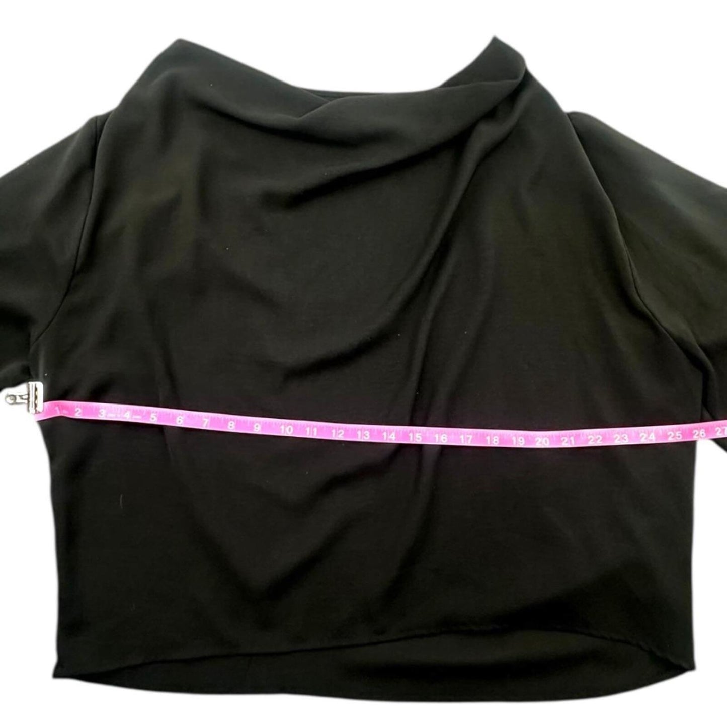 Draped Off The Shoulder Crop Top Black Bohemian Y2K