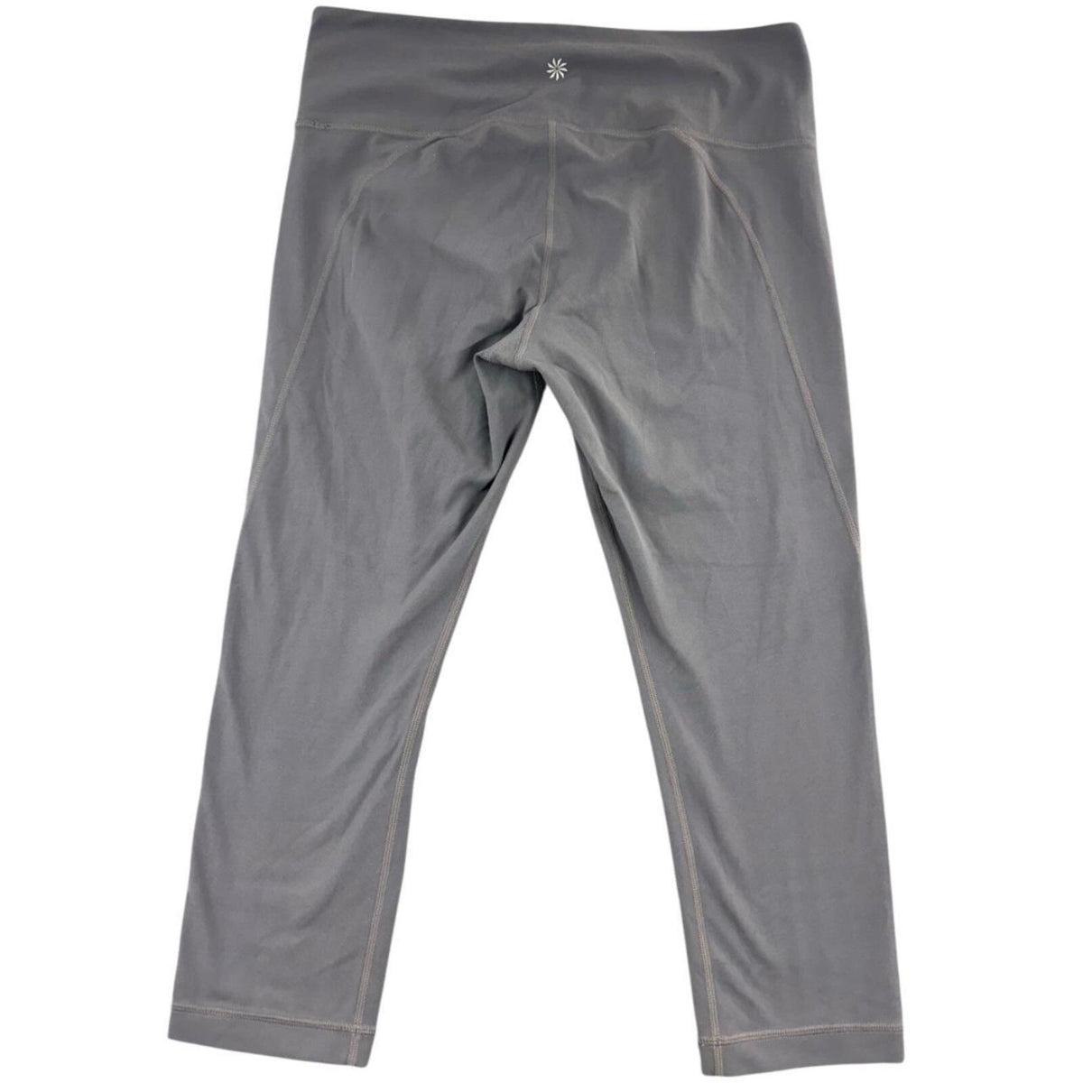 Athleta Chaturanga Crop Yoga Pant Gray Stretchy Performance