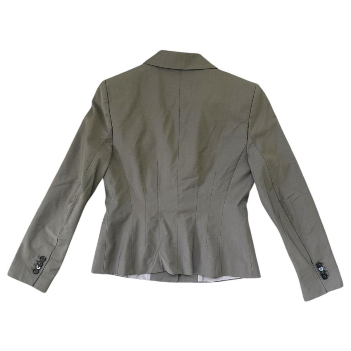 Ann Taylor Gray Blazer Jacket Classic Preppy Minimalist Workwear