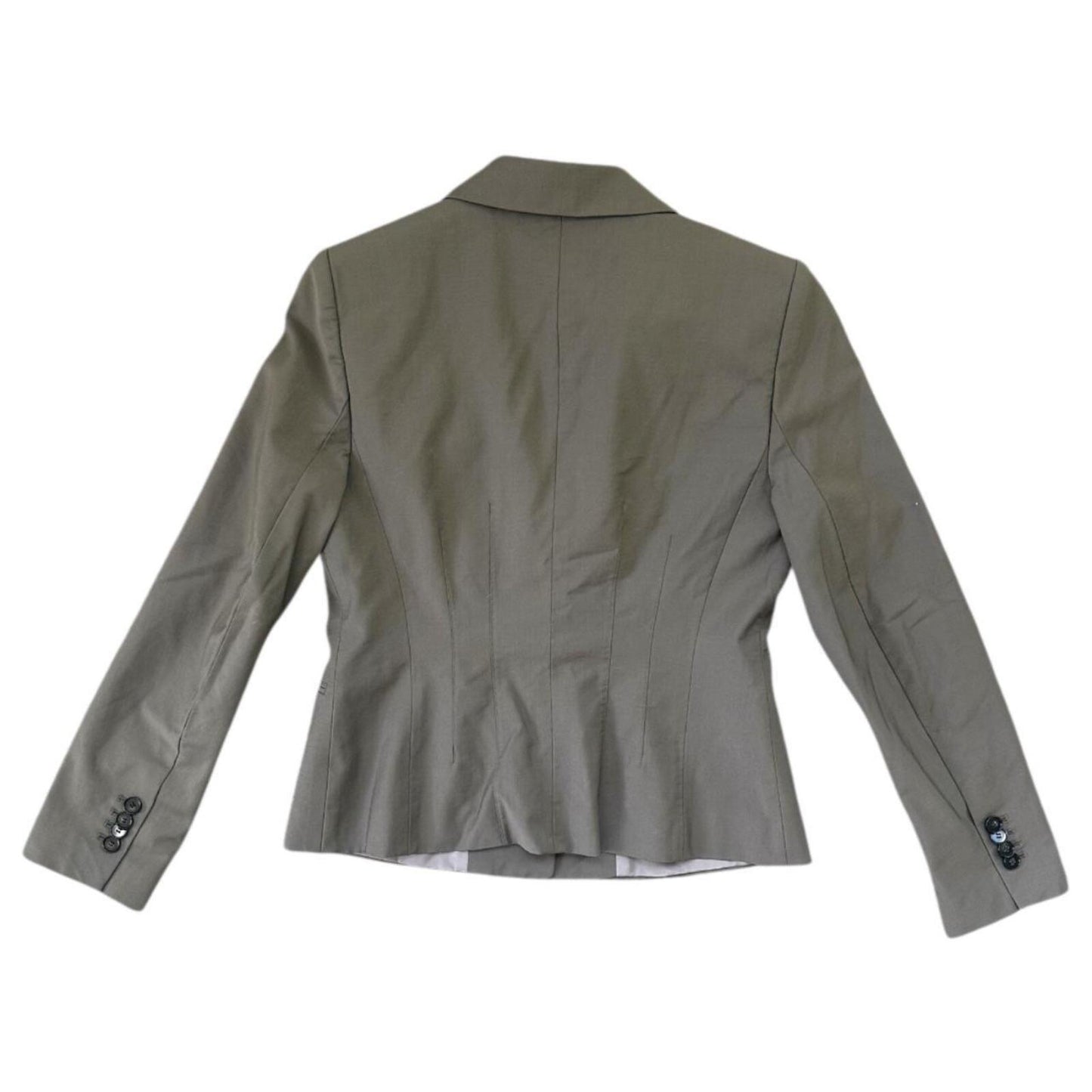 Ann Taylor Gray Blazer Jacket Classic Preppy Minimalist Workwear