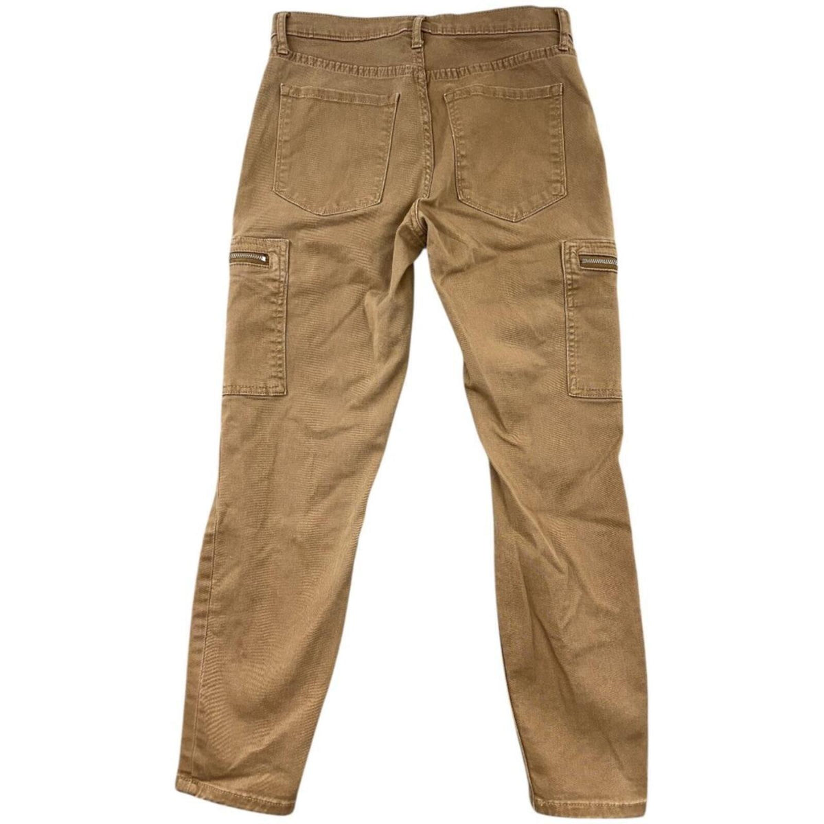 Banana Republic High Rise Skinny Cargo Pants in Tan Brown Y2K