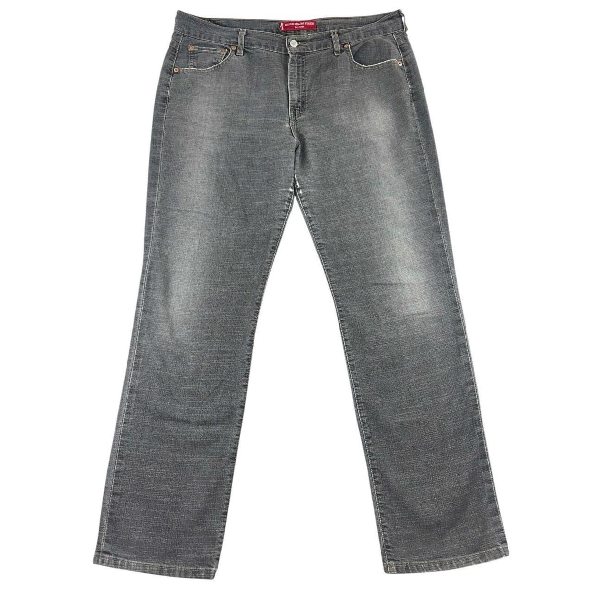 Levi's 505 Bootcut Jeans Faded Charcoal Gray Vintage Y2K Indie Sleaze Grunge