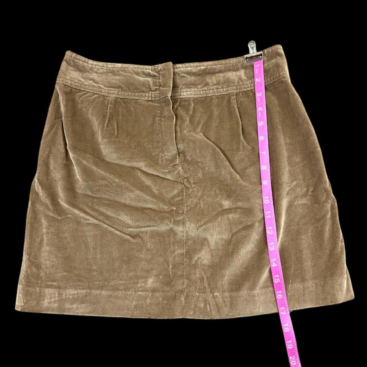 Banana Republic Brown Corduroy Mini Skirt High Rise Utility
