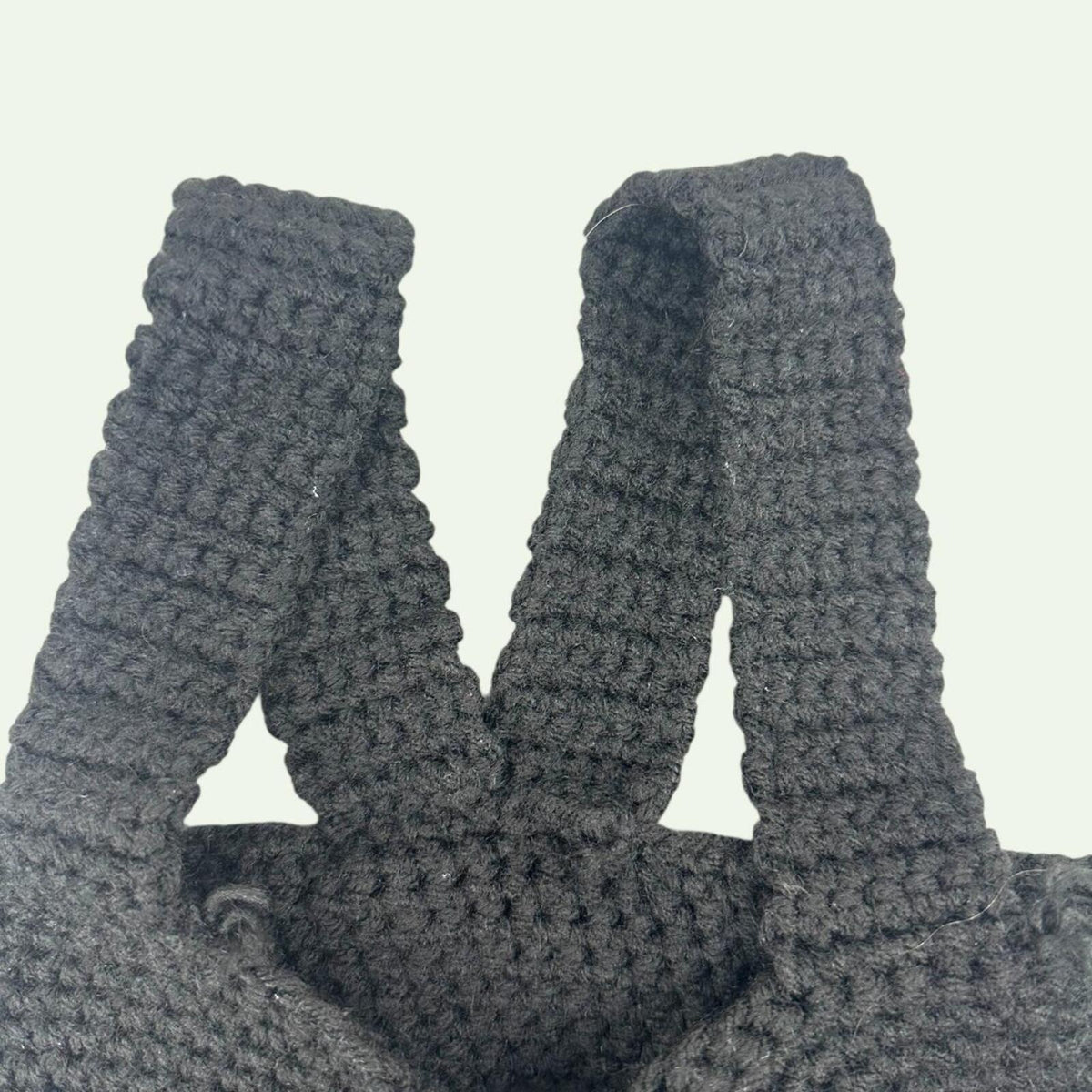 Black Crochet Crop Top Bohemian Indie Fairycore