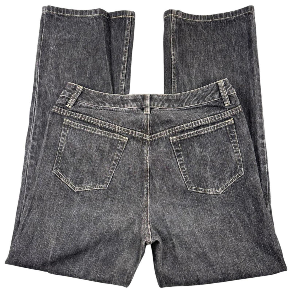 Liz Claiborne Black Dark Denim Bootcut Jeans Y2K Preppy Utility
