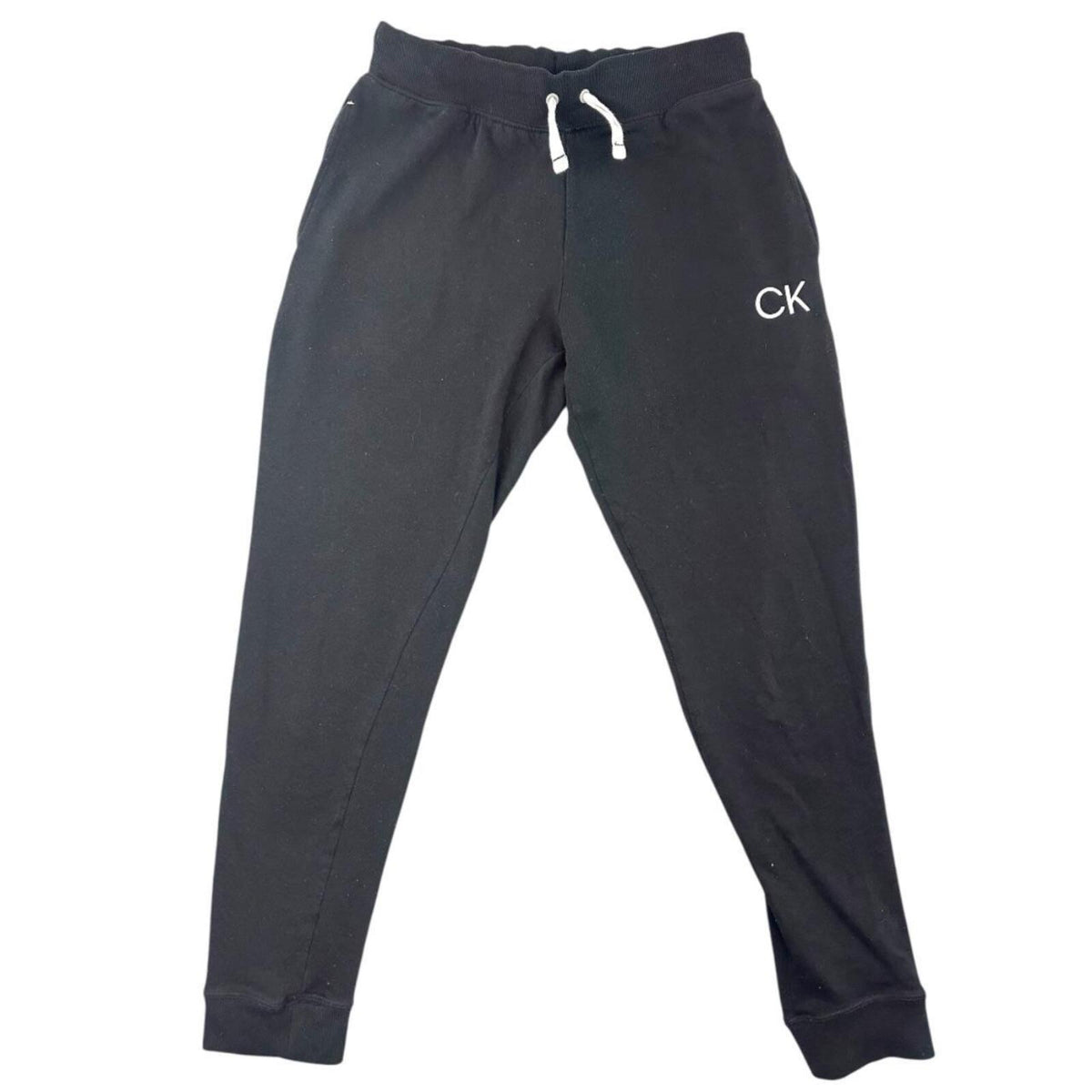 Calvin Klein Black Joggers with Iconic CK Logo Y2K Sporty